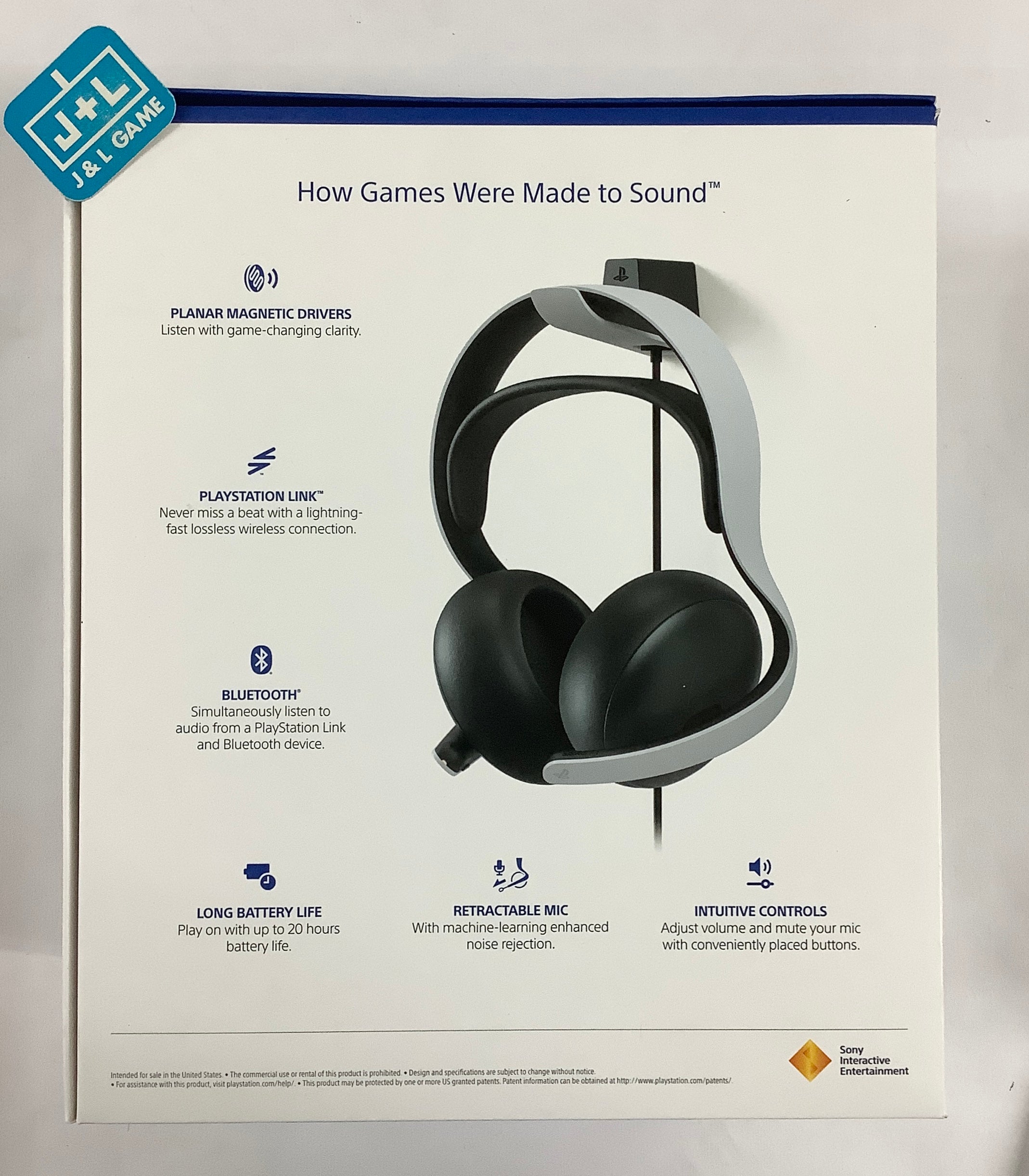 PlayStation Pulse Elite Wireless Headset - (PS5) PlayStation 5 Video Games PlayStation   