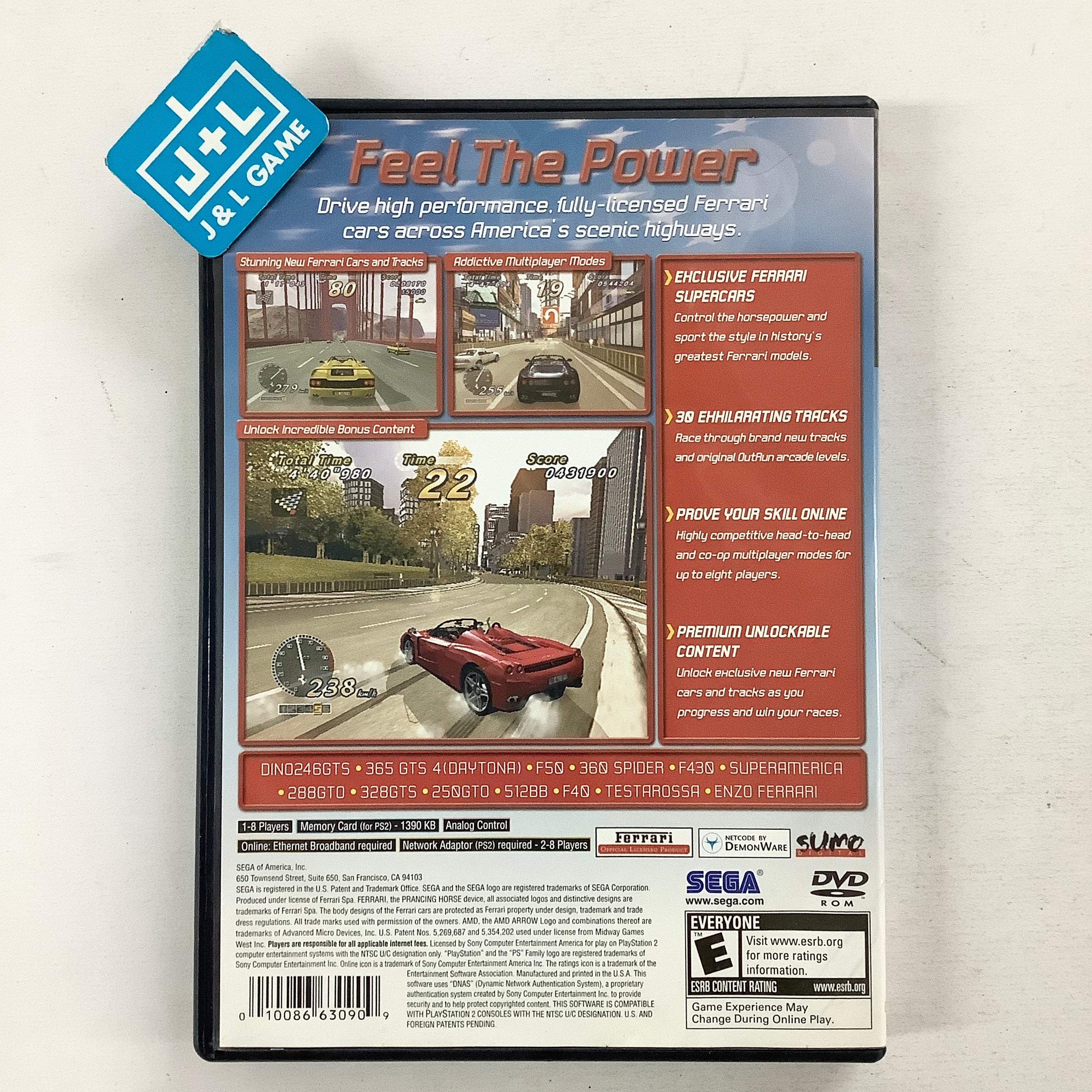 OutRun 2006: Coast 2 Coast - (PS2) Playstation 2 [Pre-Owned] | J&L