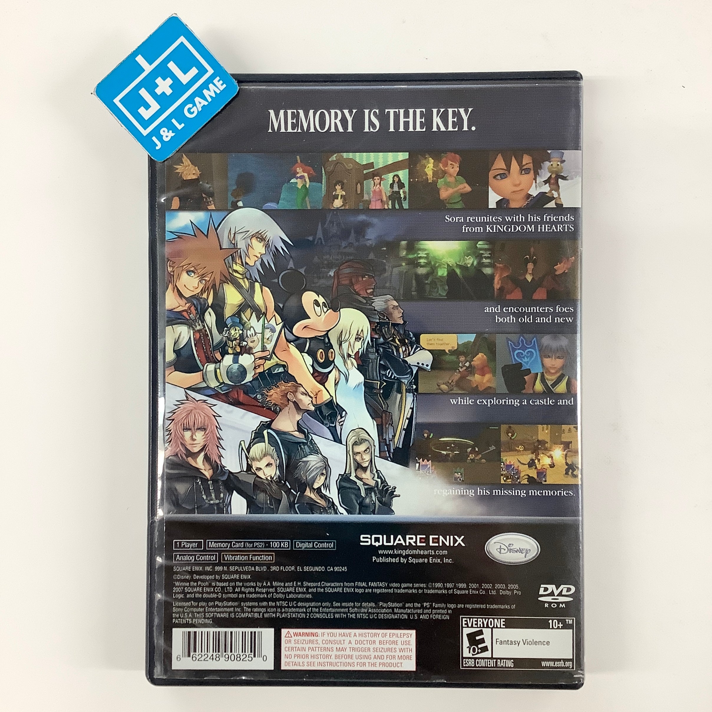 Kingdom Hearts Re:Chain of Memories - (PS2) PlayStation 2 [Pre-Owned]