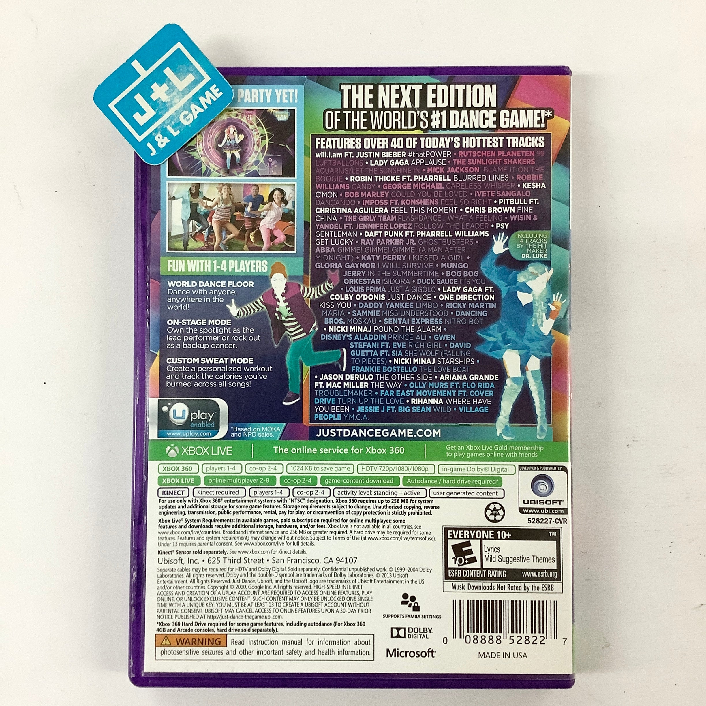 Just Dance 2014 (Kinect Required) - Xbox 360 [Pre-Owned] Video Games Ubisoft   