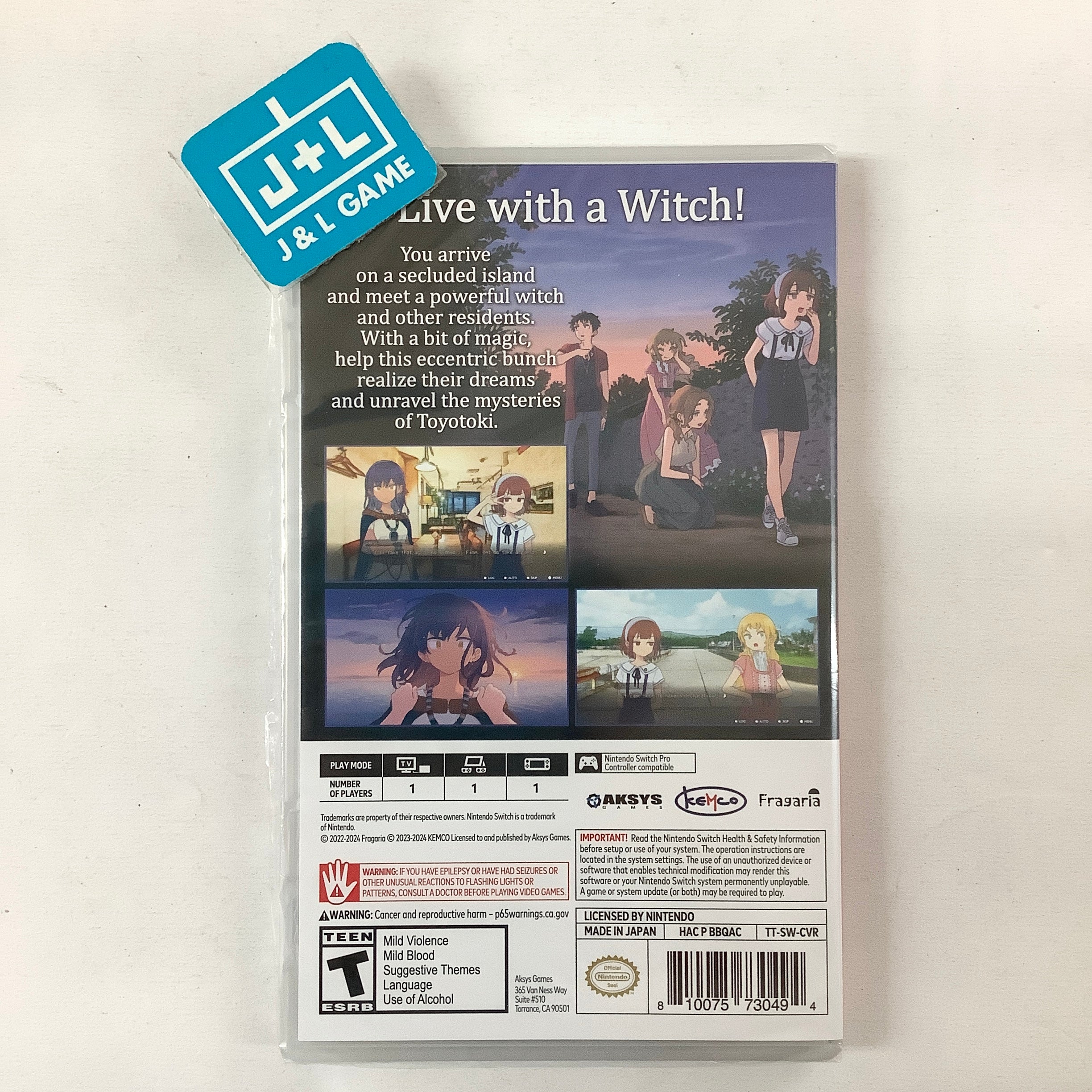 Tales from Toyotoki: Arrival of the Witch - (NSW) Nintendo Switch Video Games Aksys   