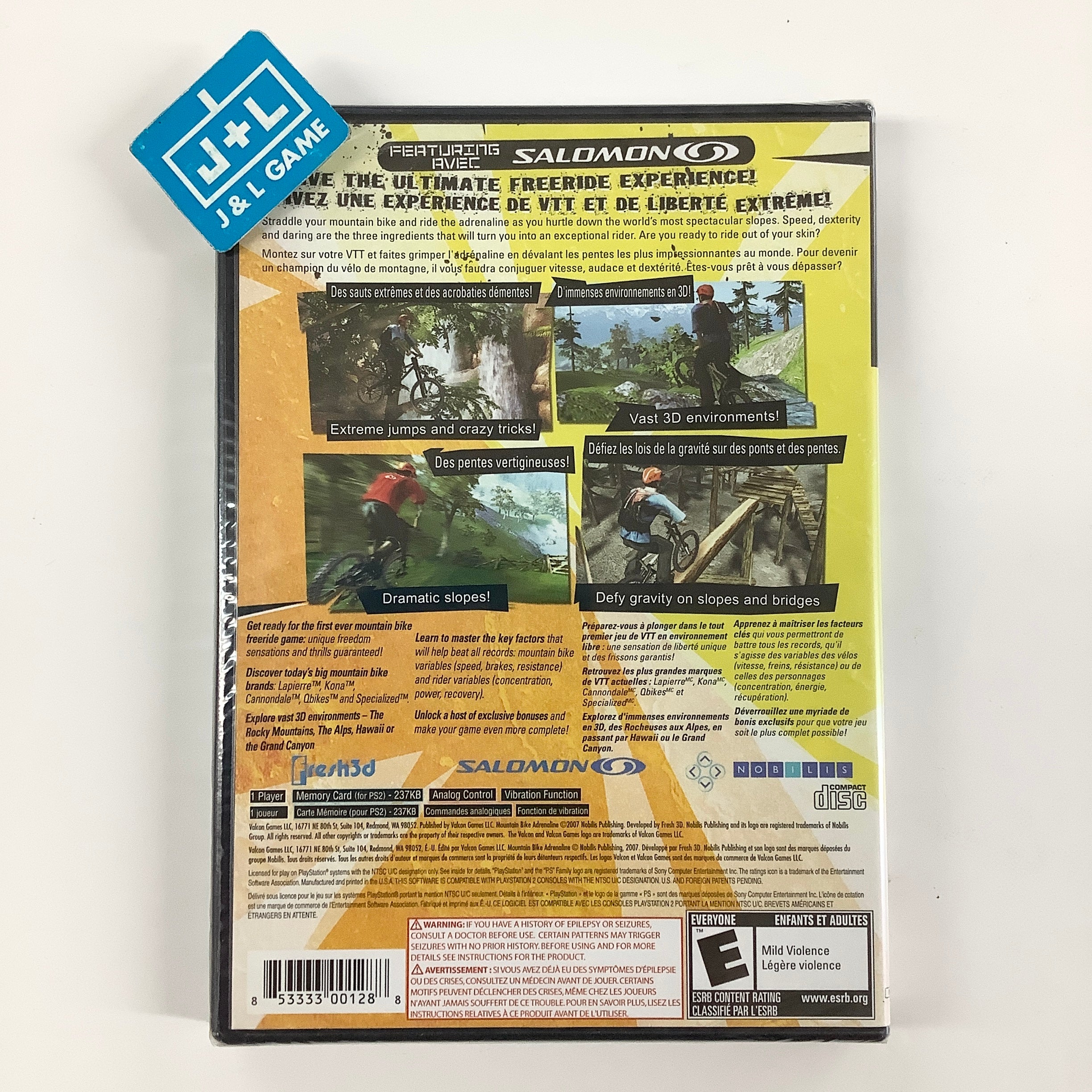 Mountain Bike Adrenaline - (PS2) PlayStation 2 Video Games Valcon Games