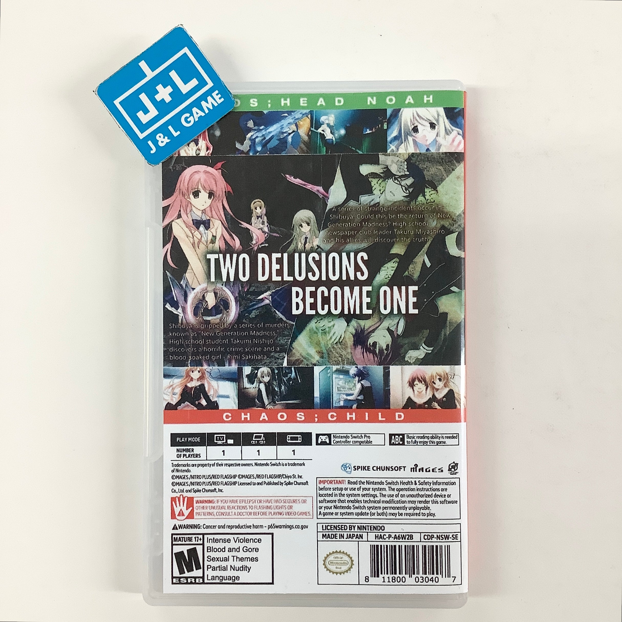 Chaos;Head Noah / Chaos;Child Double Pack - (NSW) Nintendo Switch [Pre-Owned]