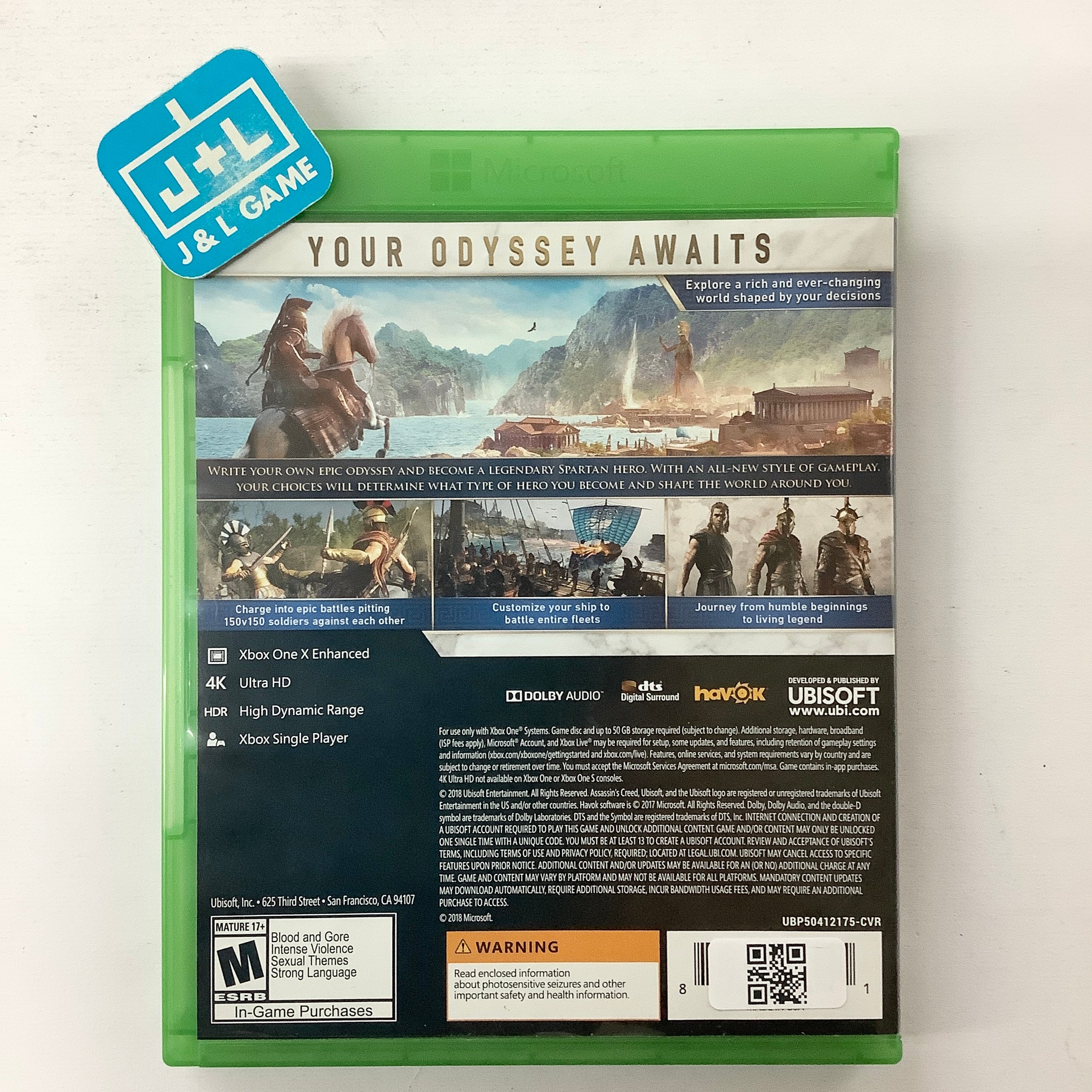 Assassin's Creed Odyssey - (XB1) Xbox One [Pre-Owned] Video Games Ubisoft   