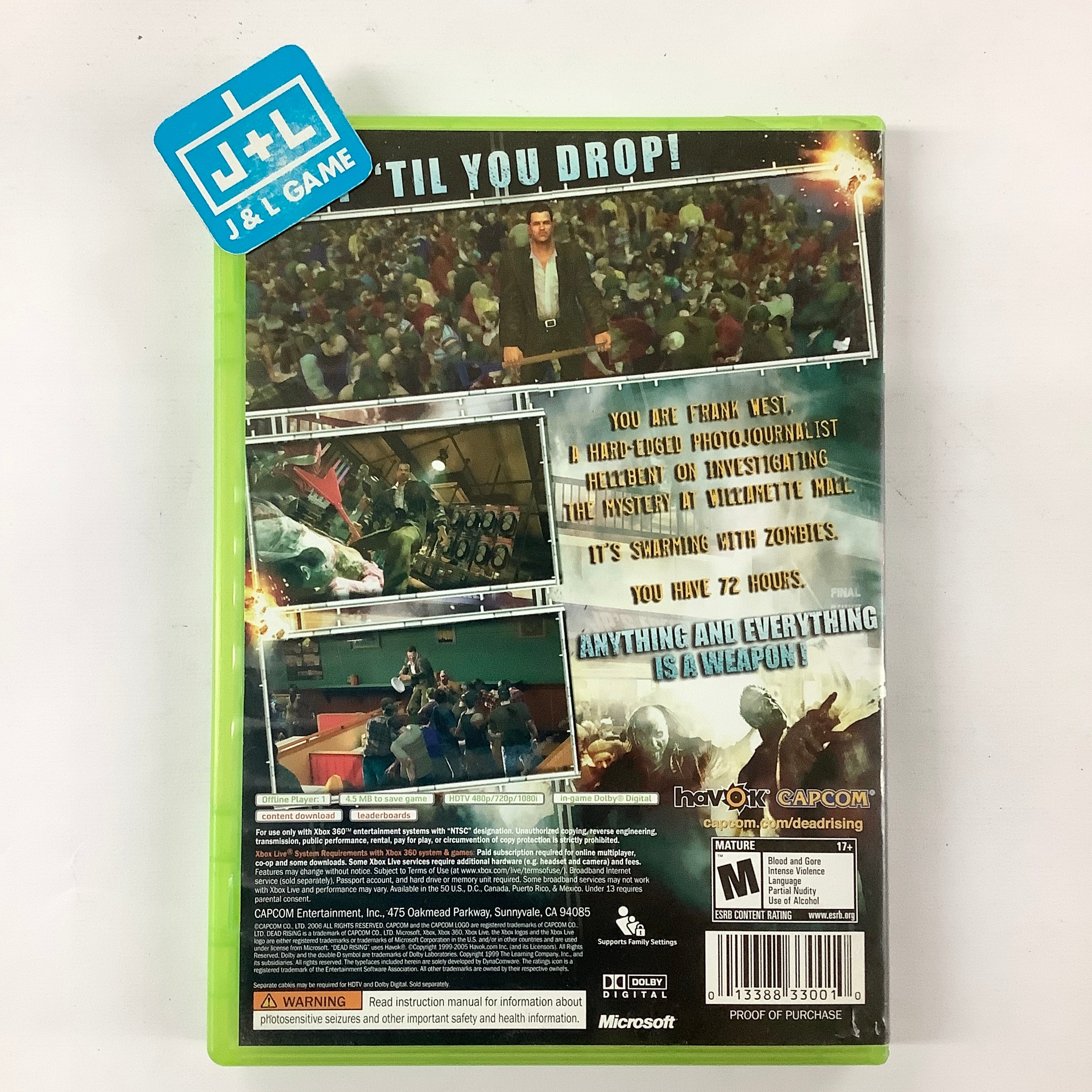 Dead Rising - Xbox 360 [Pre-Owned] Video Games Capcom   