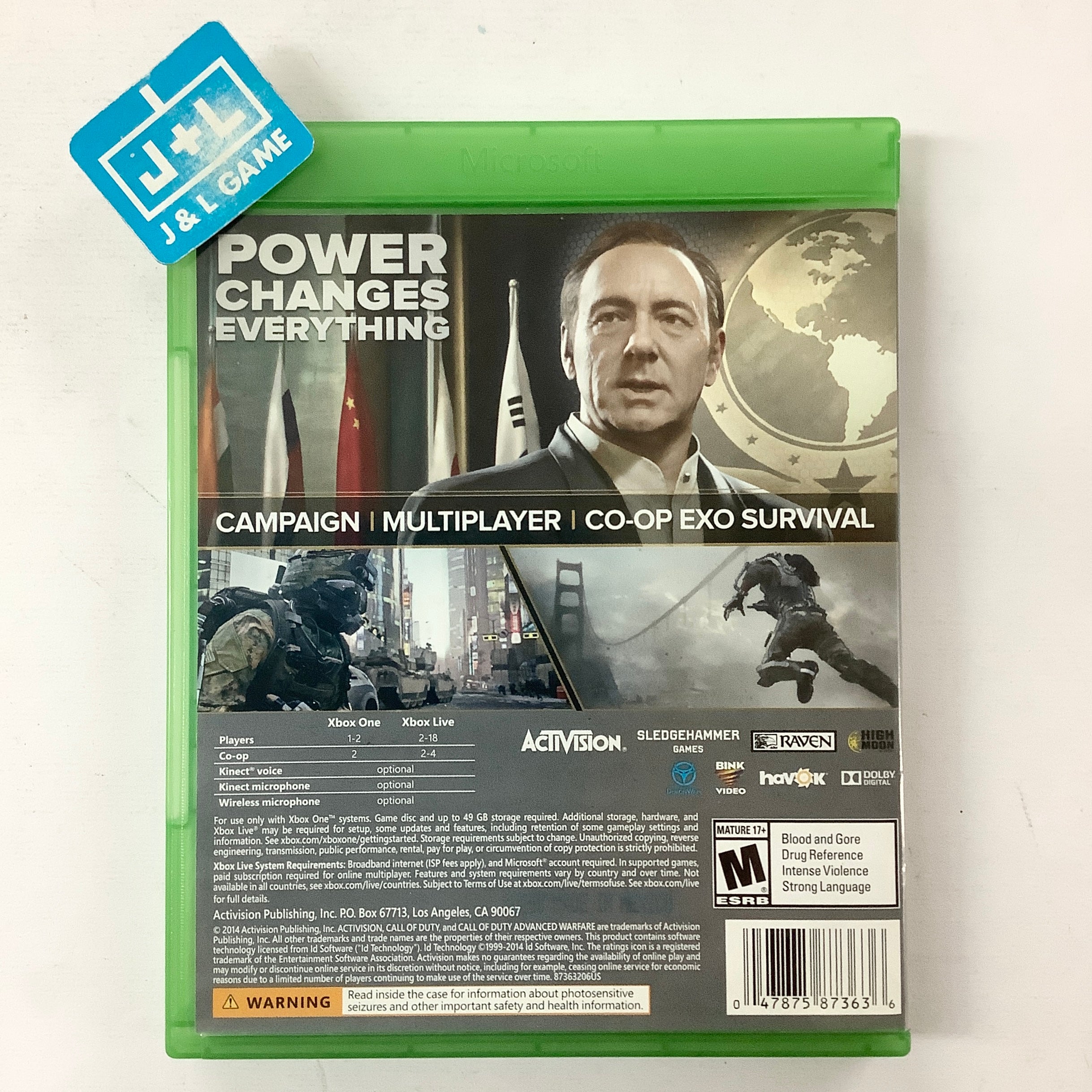Call of Duty: Advanced Warfare - (XB1) Xbox One [Pre-Owned] Video Games ACTIVISION   