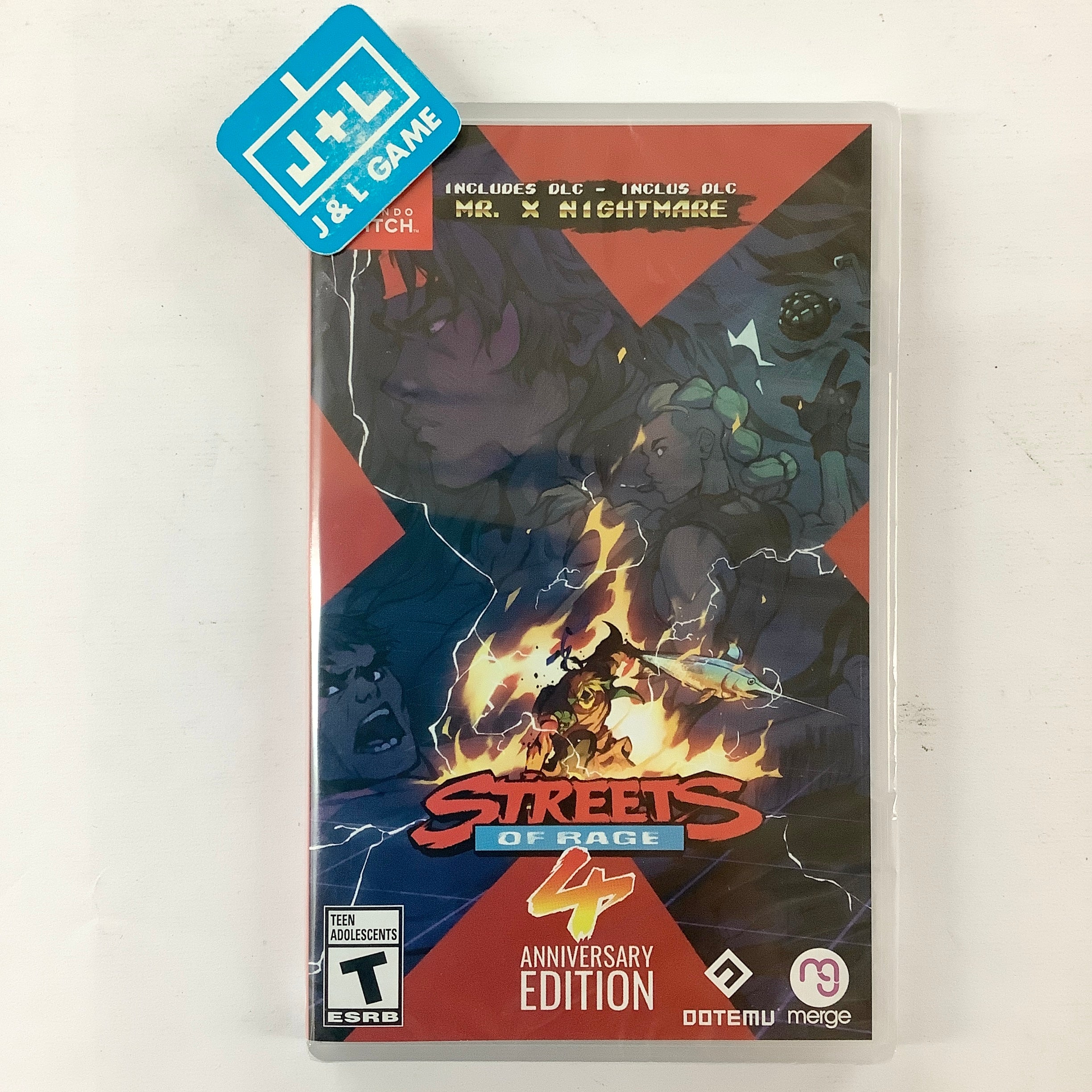 Streets of Rage 4 Anniversary Edition - (NSW) Nintendo Switch Video Games Merge Games   