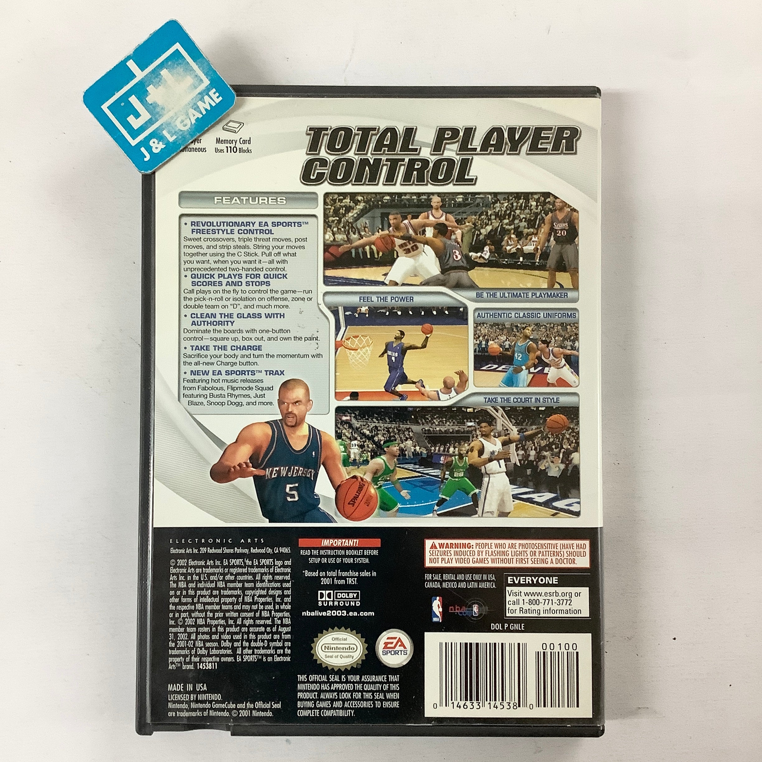NBA Live 2003 - (GC) GameCube [Pre-Owned] Video Games EA Sports   