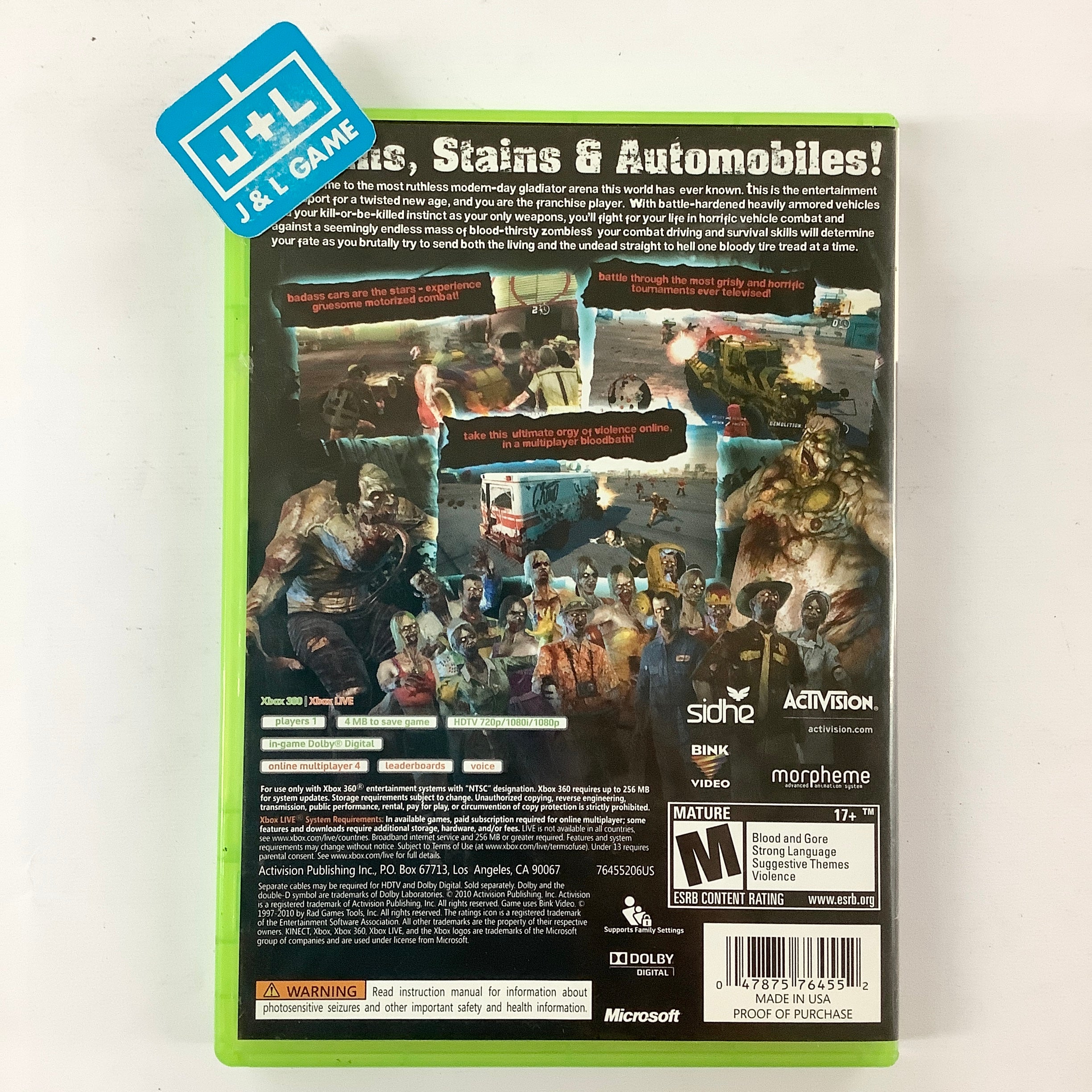 Blood Drive - Xbox 360 [Pre-Owned] Video Games Activision   