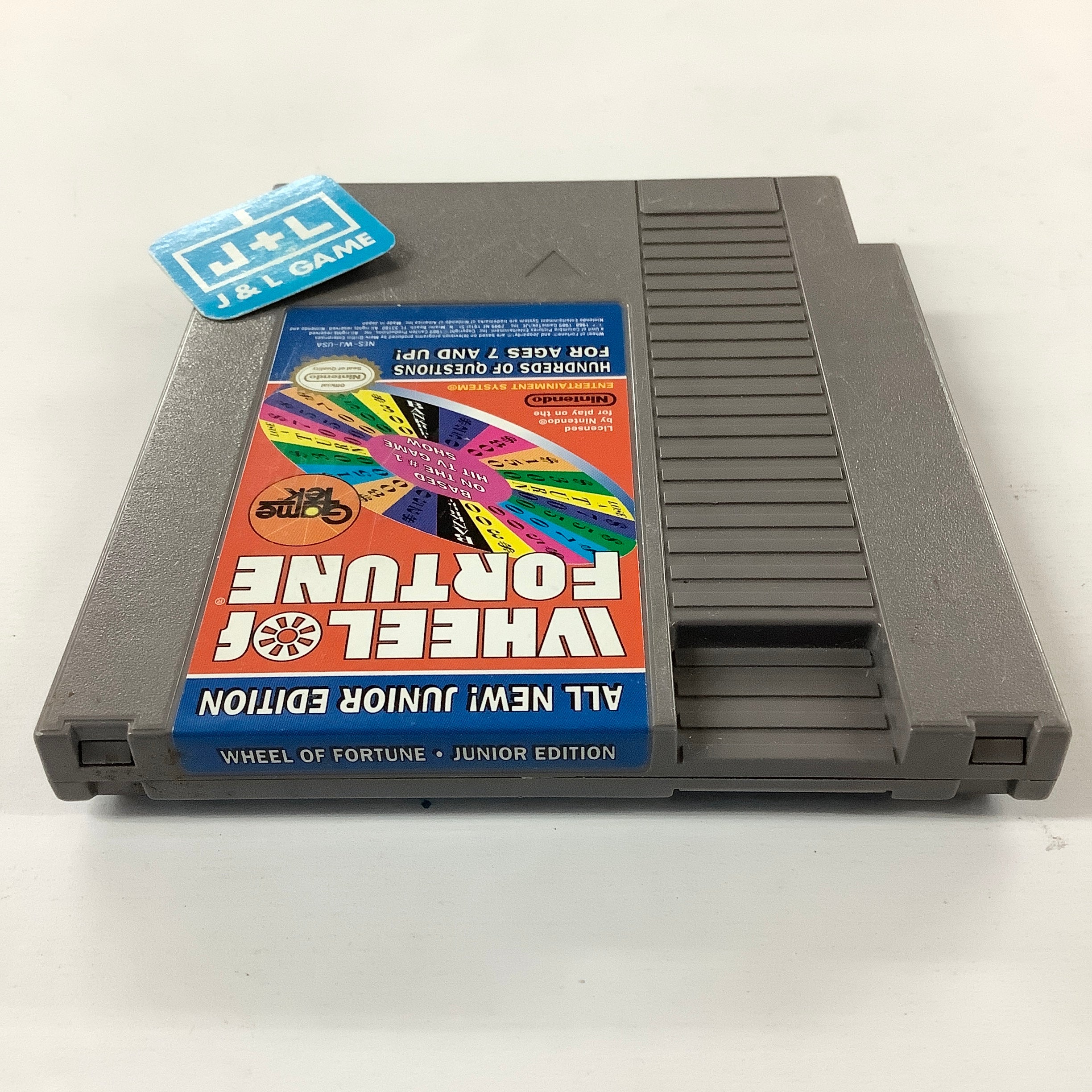 Wheel of Fortune: Junior Edition - (NES) Nintendo Entertainment System [Pre-Owned] Video Games GameTek   