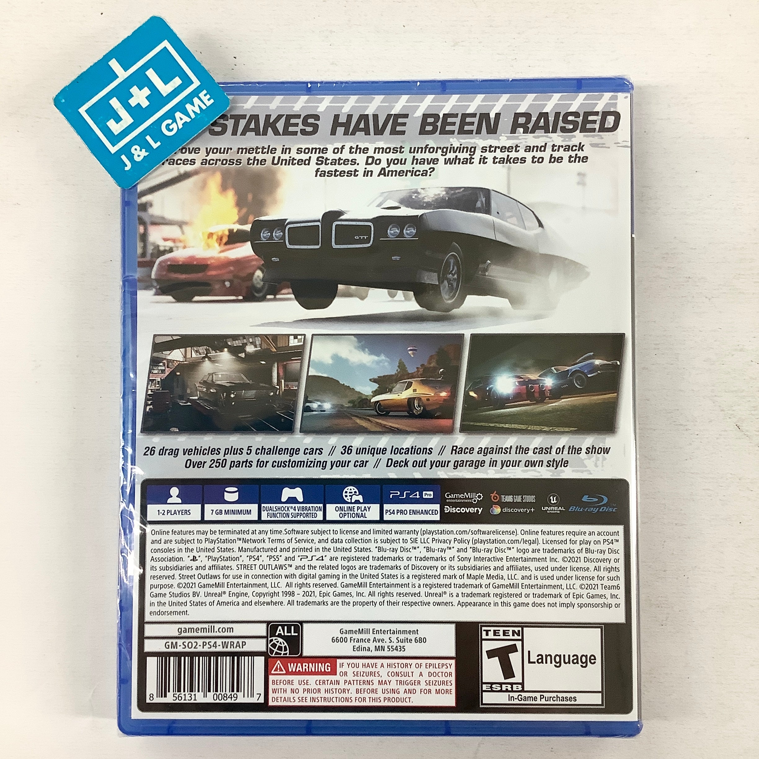 Street Outlaws 2: Winner Takes All - (PS4) PlayStation 4 Video Games Game Mill