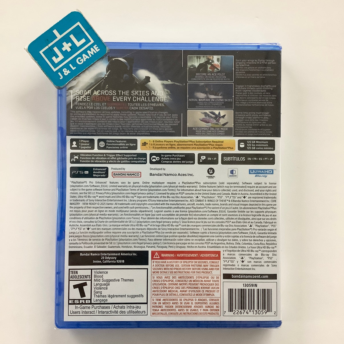 Ace Combat 8: Wings of Theve - (PS5) PlayStation 5 Video Games Bandai Namco