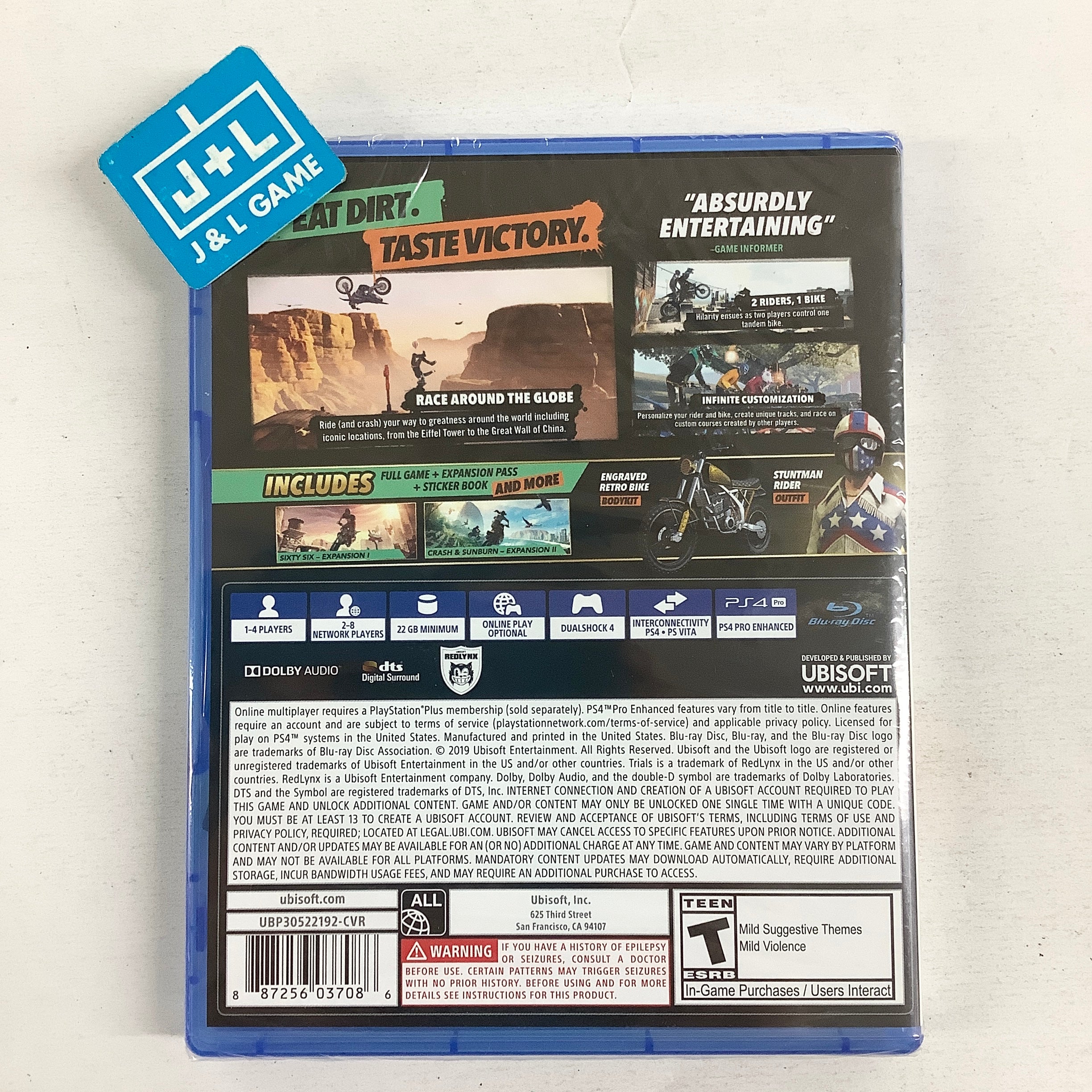 Trials Rising (Gold Edition) - (PS4) PlayStation 4 Video Games Ubisoft