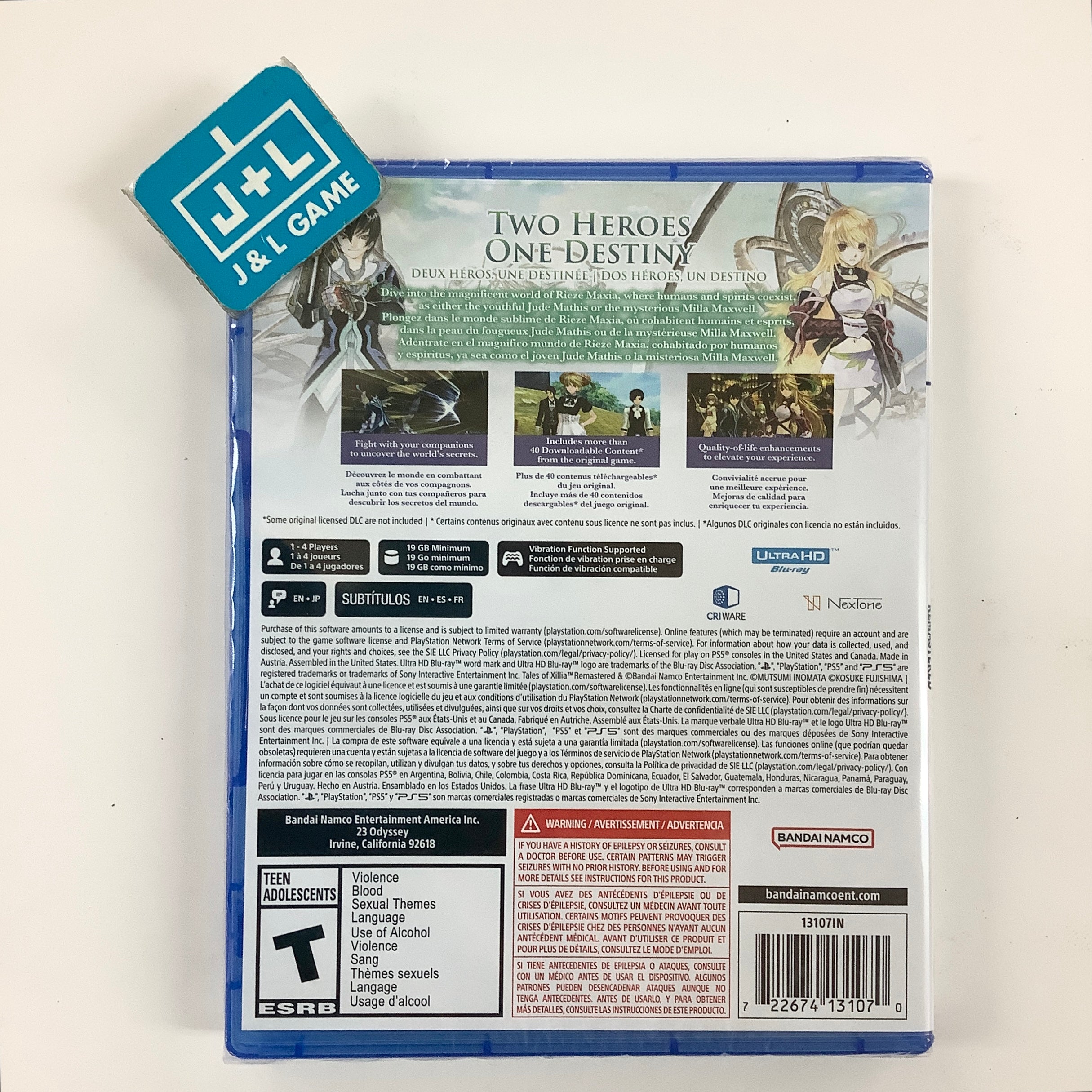 Tales of Xillia Remastered - (PS5) PlayStation 5 Video Games BANDAI NAMCO Entertainment