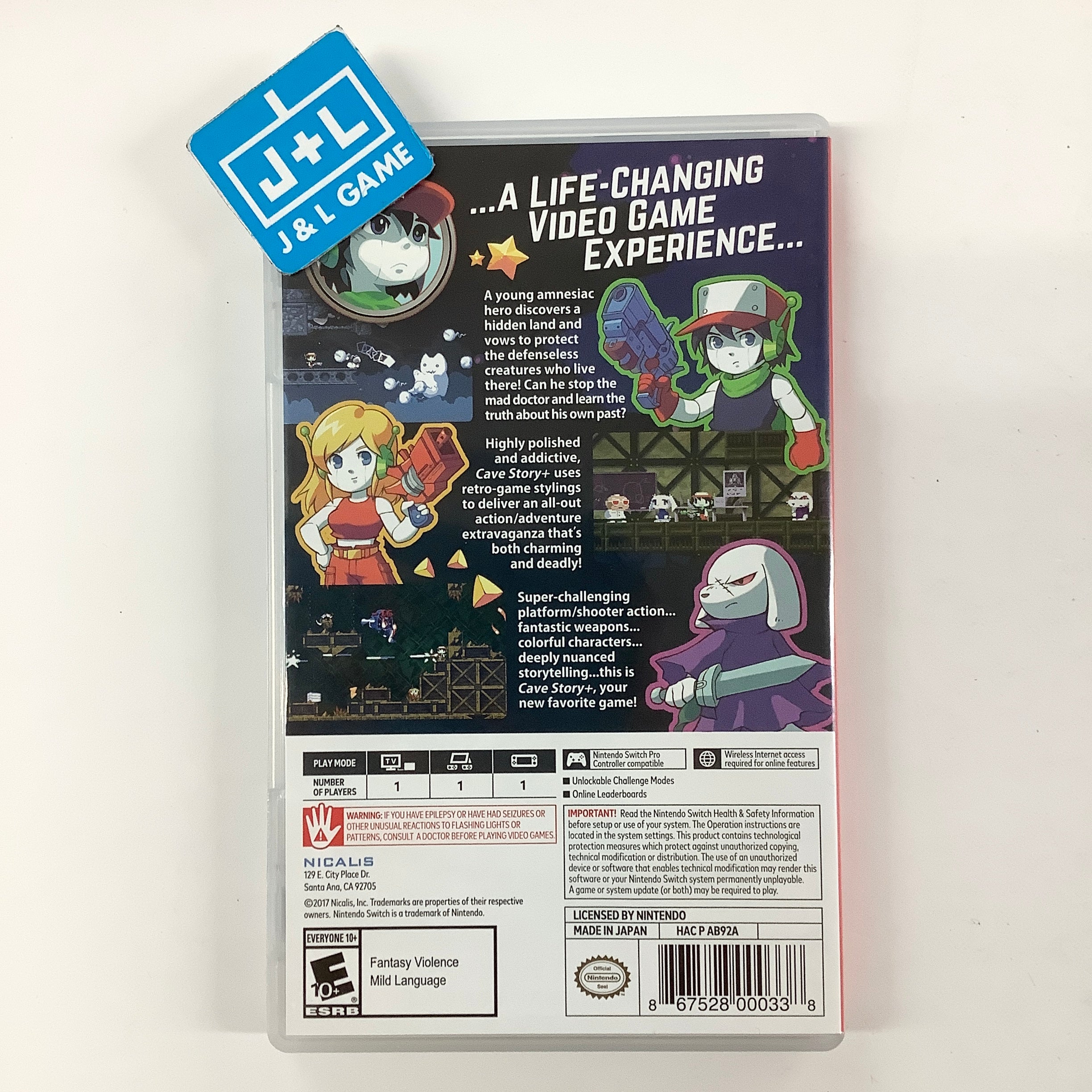 Cave Story+ - (NSW) Nintendo Switch [Pre-Owned] Video Games Nicalis