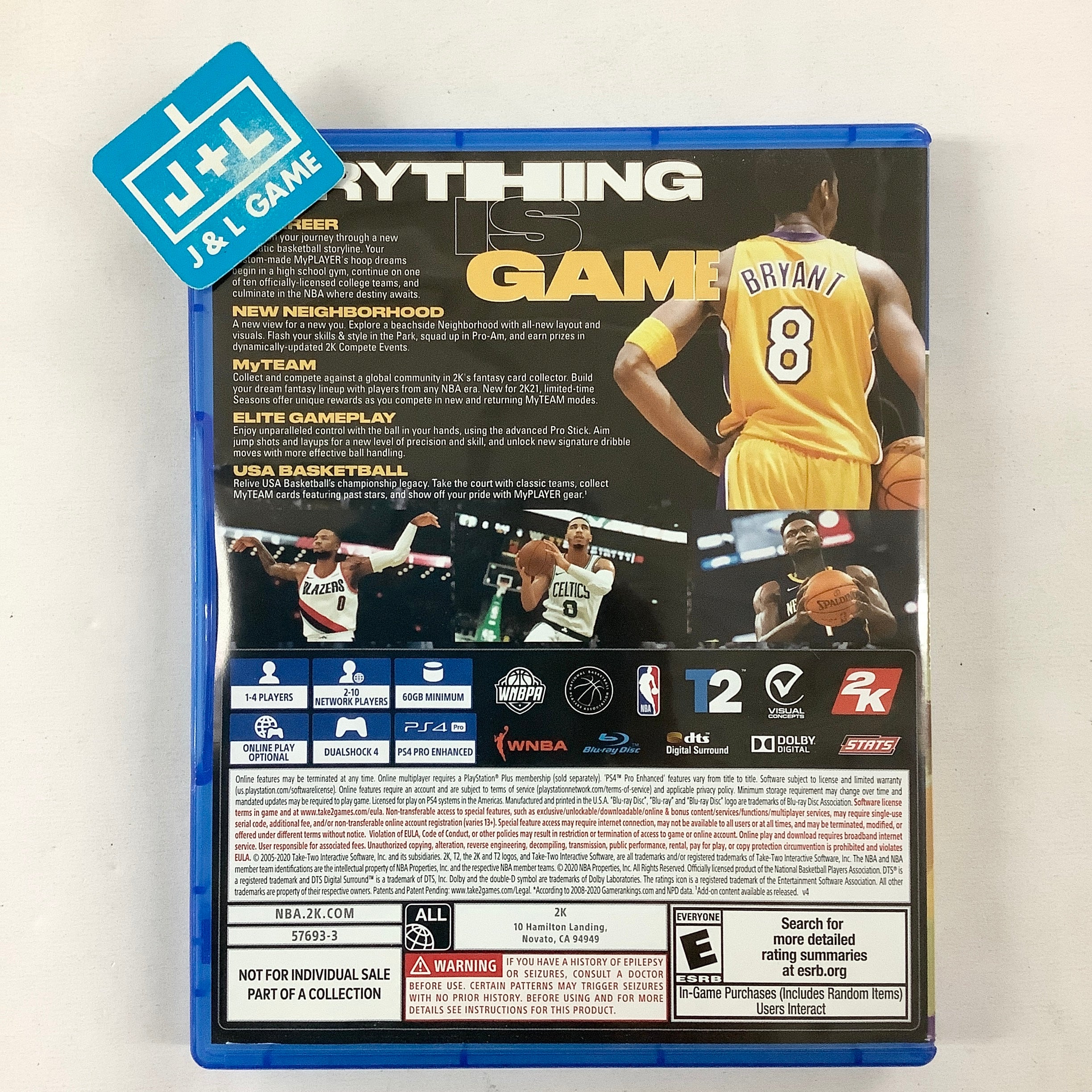 NBA 2K21 (Mamba Forever Edition) - (PS4) PlayStation 4 [Pre-Owned