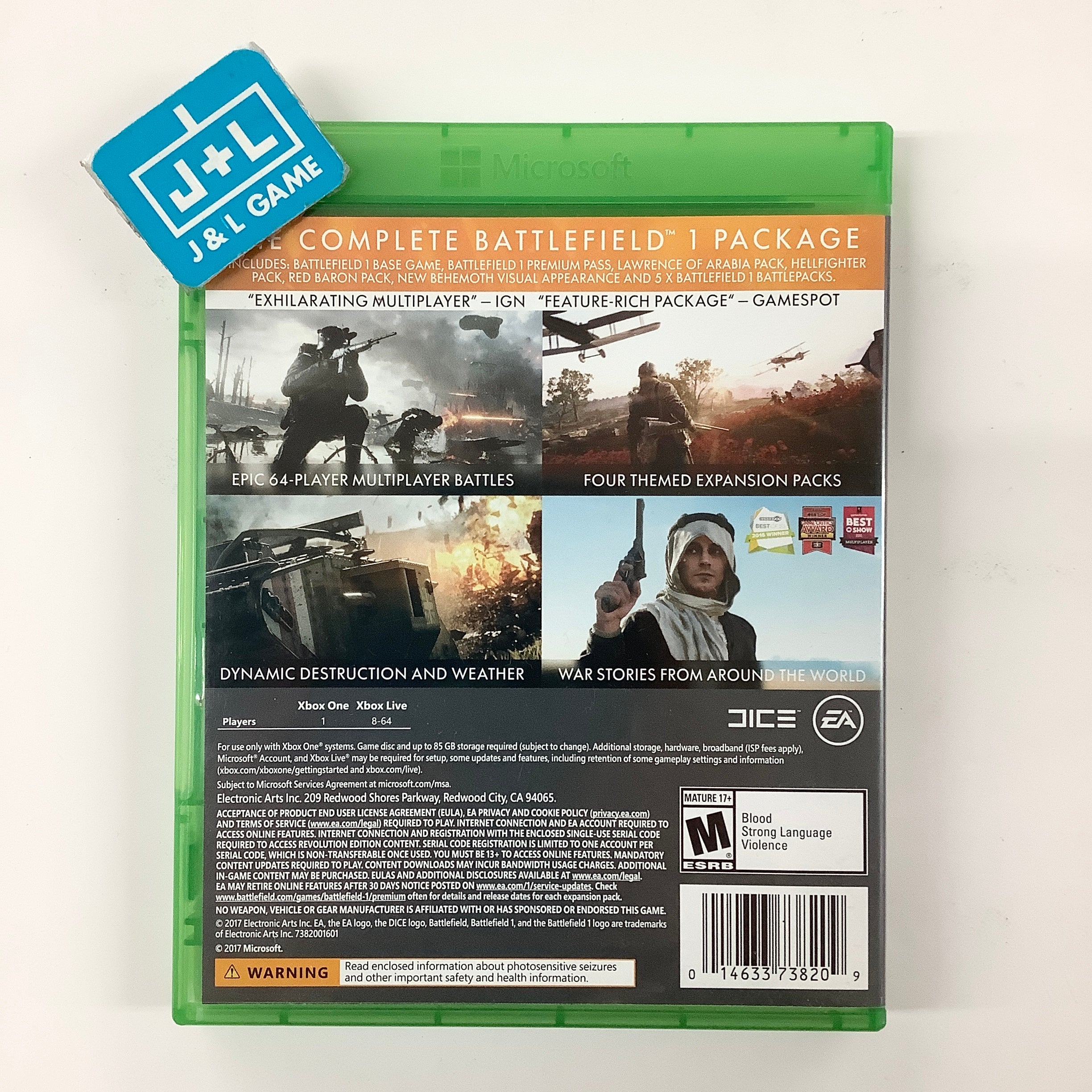 Battlefield 1: Revolution - (XB1) Xbox One [Pre-Owned] Video Games Electronic Arts