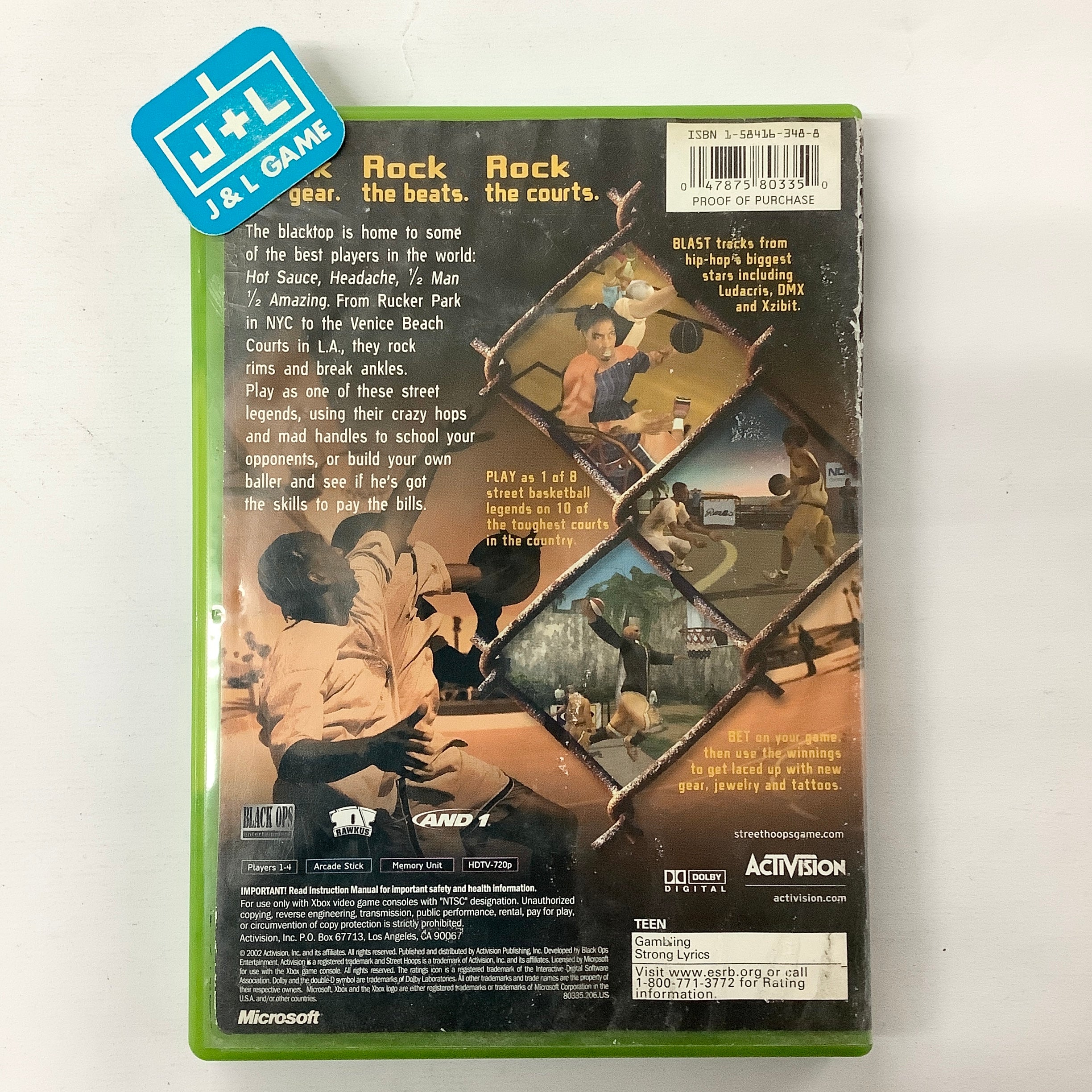 Street Hoops - (XB) Xbox [Pre-Owned] | J&L Game