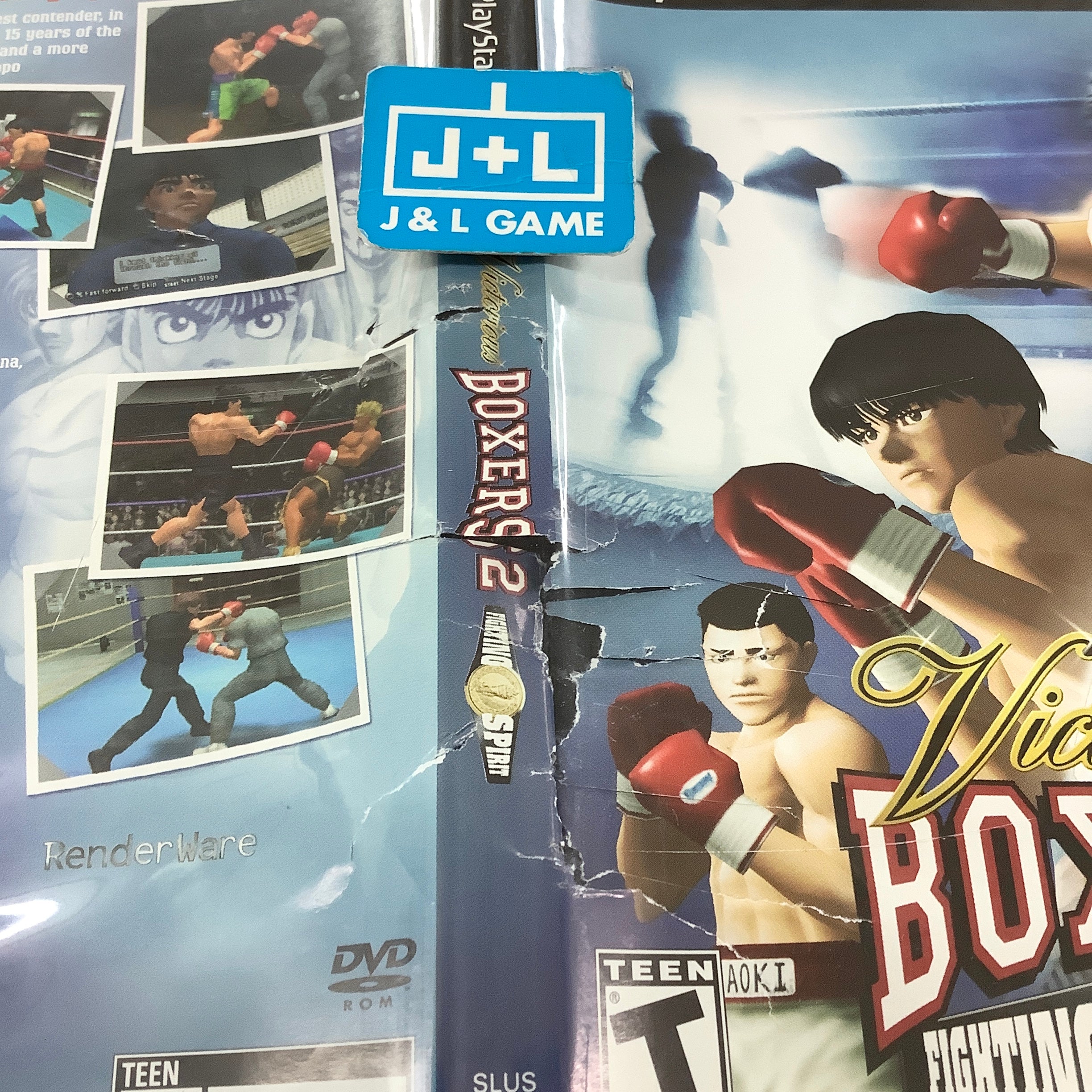 Victorious Boxers 2: Fighting Spirit - (PS2) PlayStation 2 [Pre-Owned] Video Games Empire Interactive