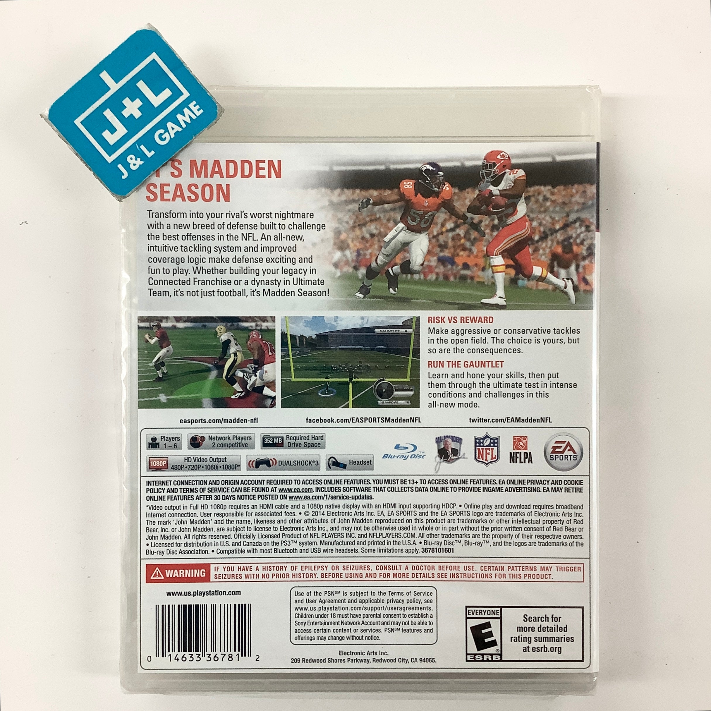Madden NFL 15 - (PS3) PlayStation 3