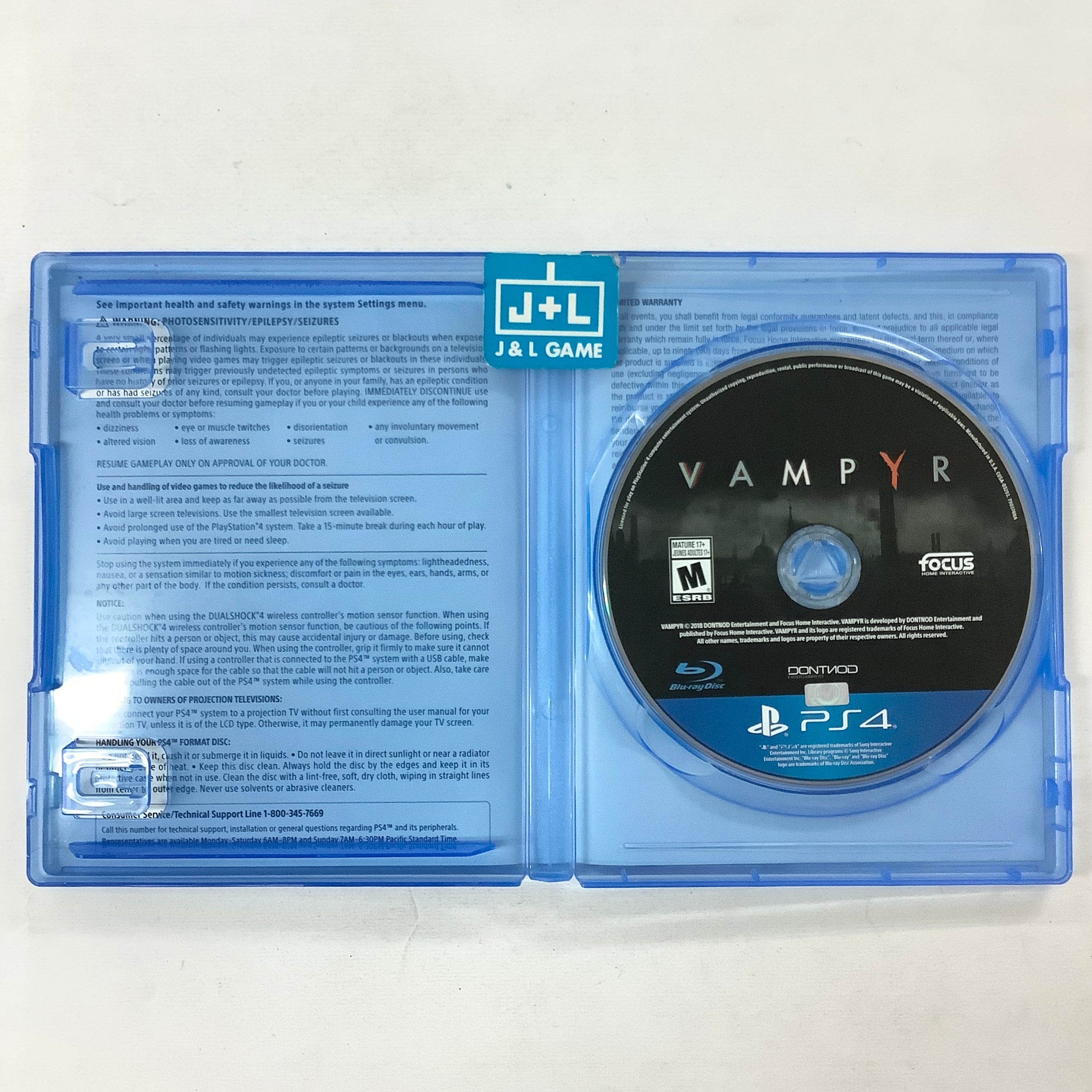 Vampyr - (PS4) PlayStation 4 [Pre-Owned] Video Games Focus Home Interactive
