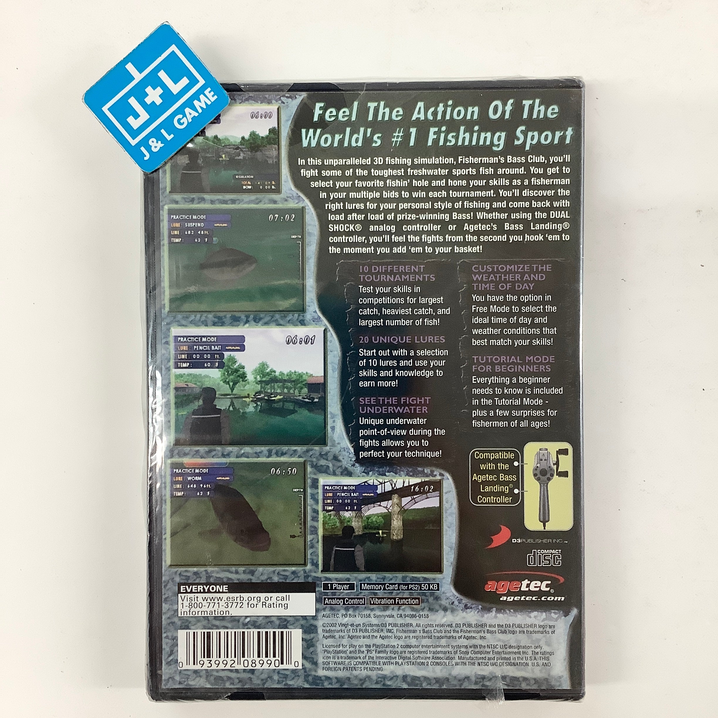 Fisherman's Bass Club - (PS2) PlayStation 2 Video Games Agetec
