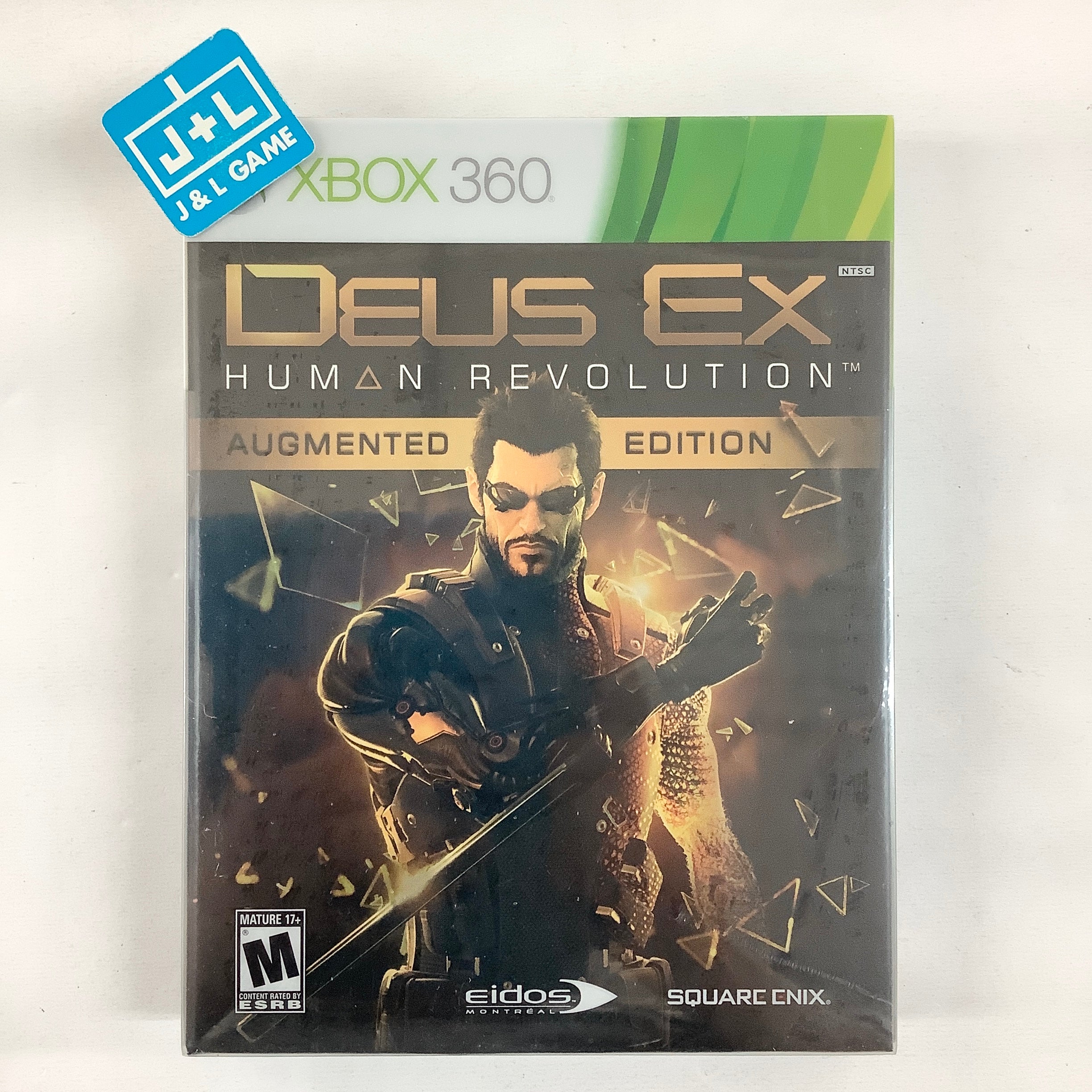 Deus Ex: Human Revolution (Augmented Edition) - Xbox 360*** Video Games Square Enix