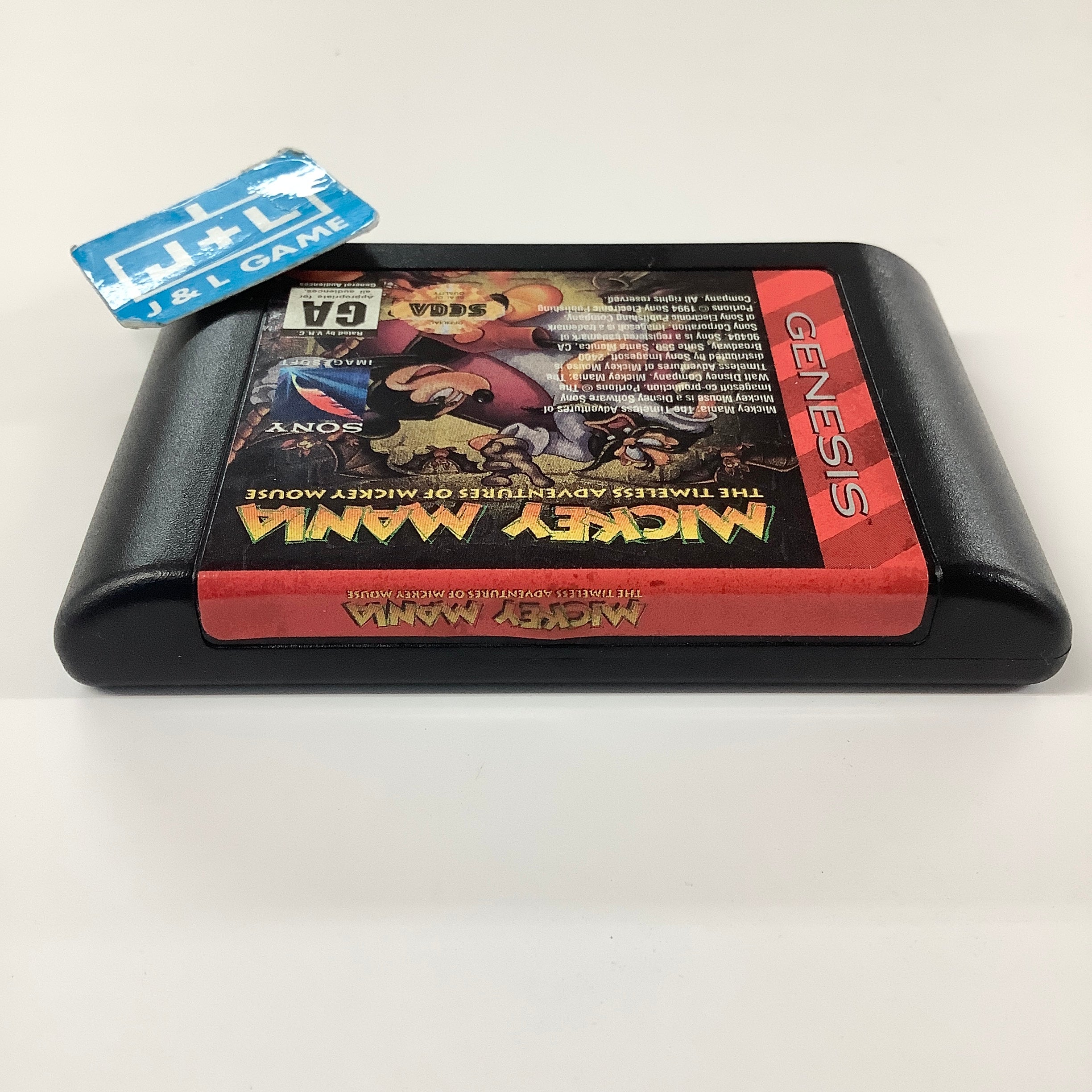 Mickey Mania: The Timeless Adventures of Mickey Mouse - (SG) SEGA Genesis [Pre-Owned] Video Games Sony Imagesoft