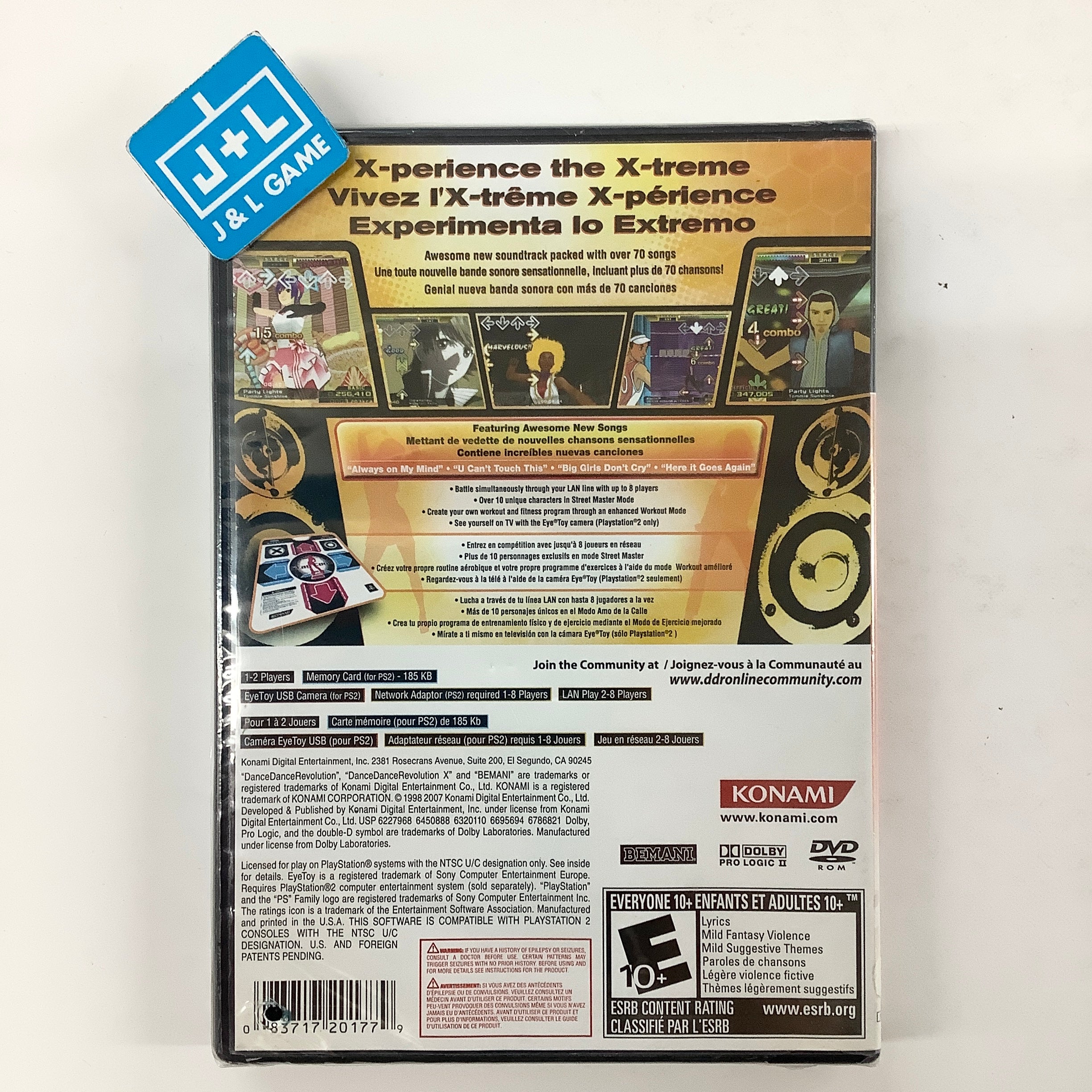 Dance Dance Revolution X - (PS2) PlayStation 2 Video Games Konami