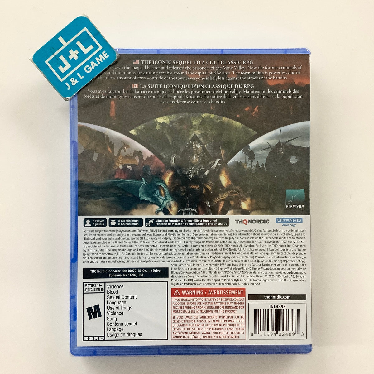 Gothic II Classic - (PS5) PlayStation 5 Video Games THQ Nordic