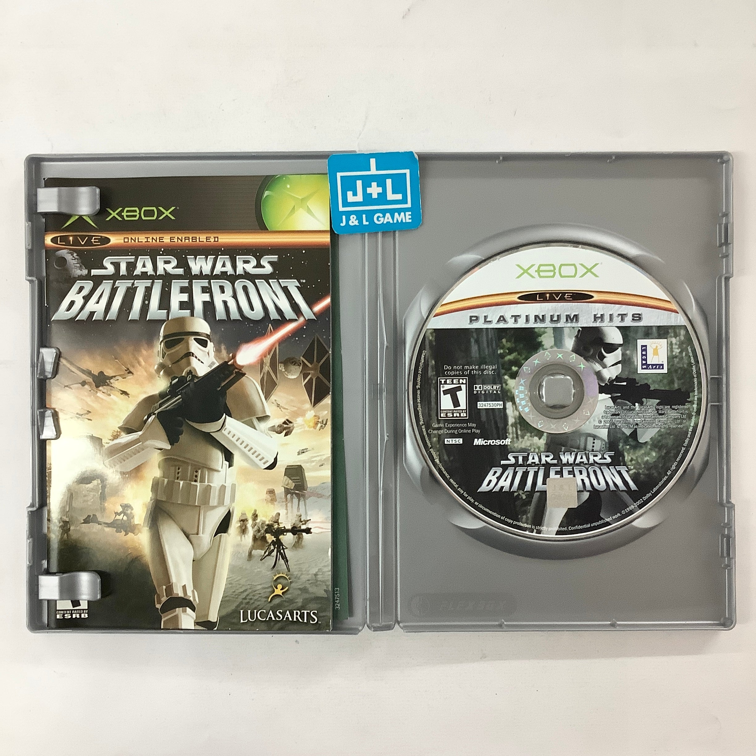 Star Wars: Battlefront (Platinum Hits) - (XB) Xbox [Pre-Owned] Video Games LucasArts   