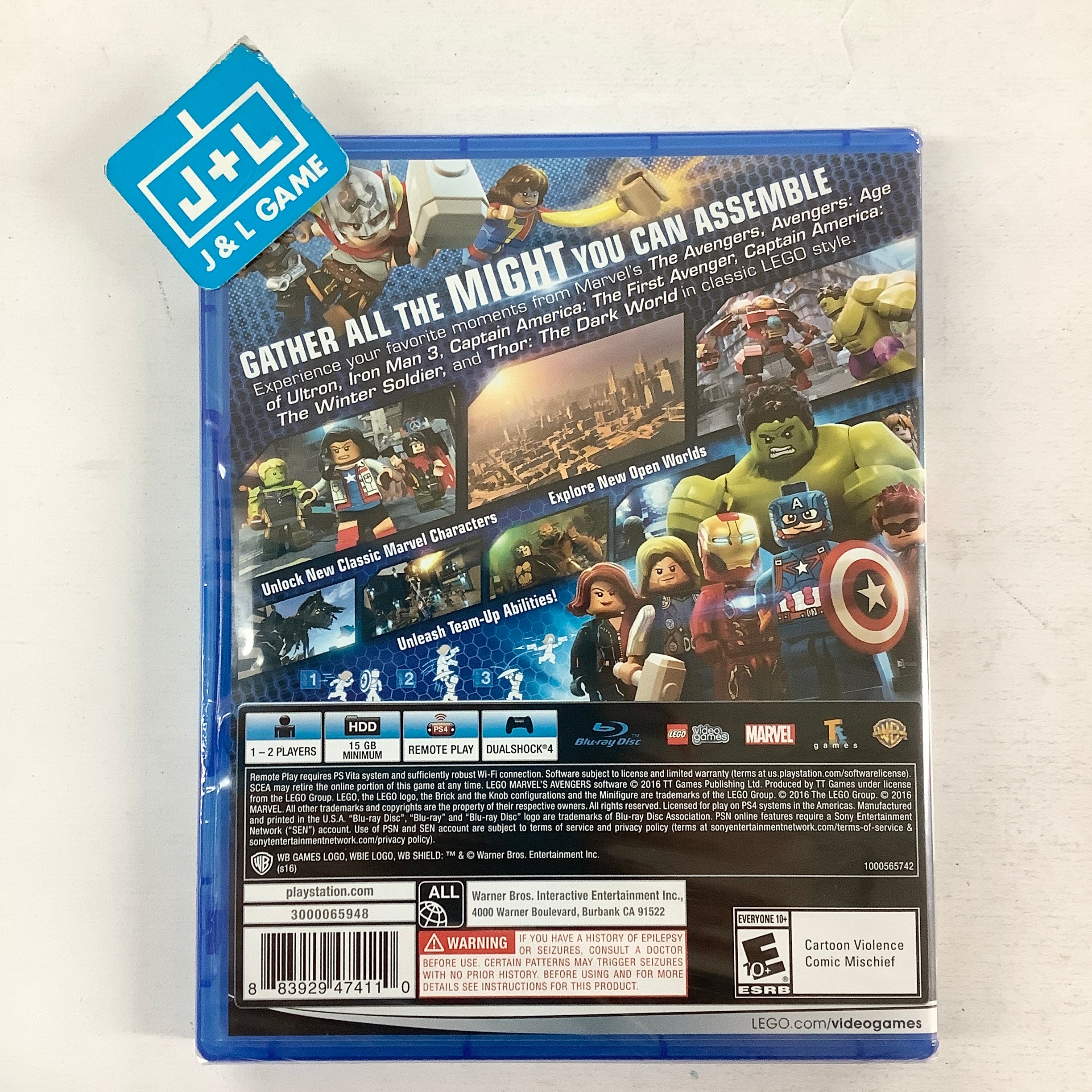 LEGO Marvel's Avengers - (PS4) PlayStation 4 Video Games WB Games