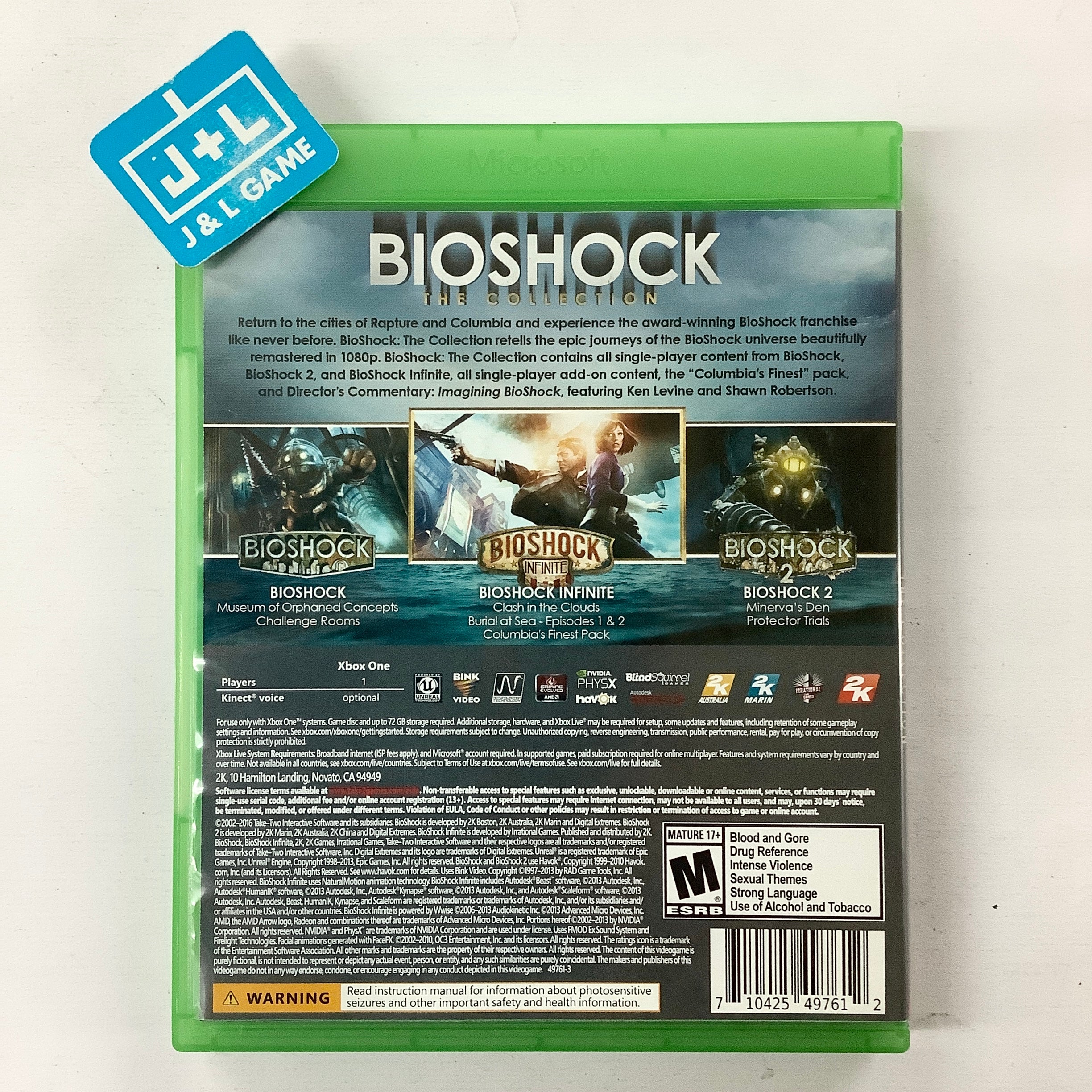 BioShock: The Collection - (XB1) Xbox One [Pre-Owned] Video Games 2K Games   