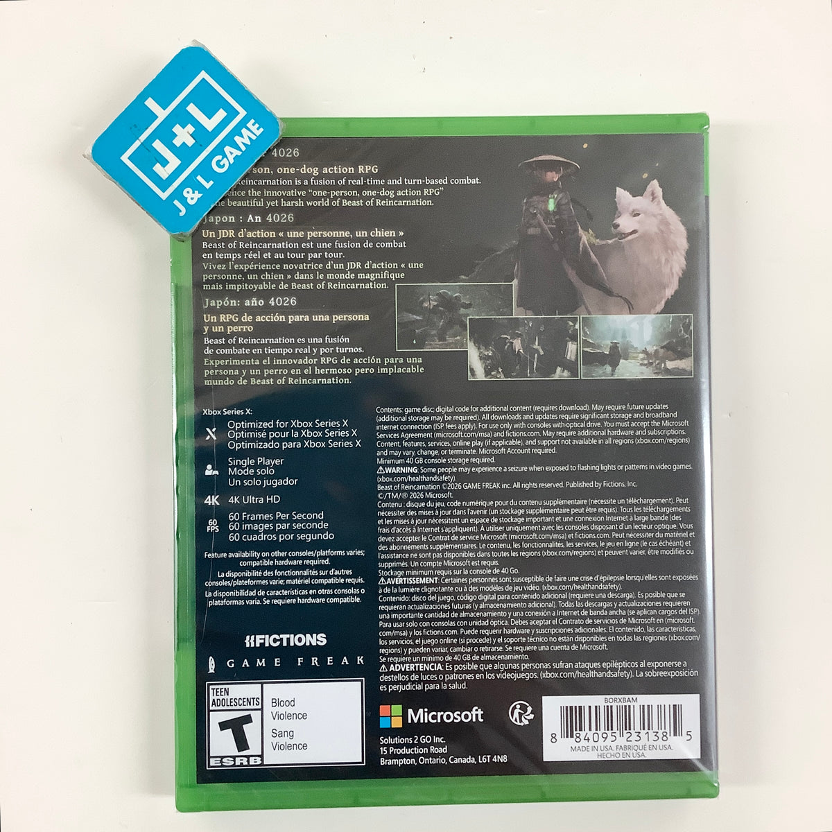 Beast of Reincarnation - (XSX) Xbox Series X Video Games Fictions