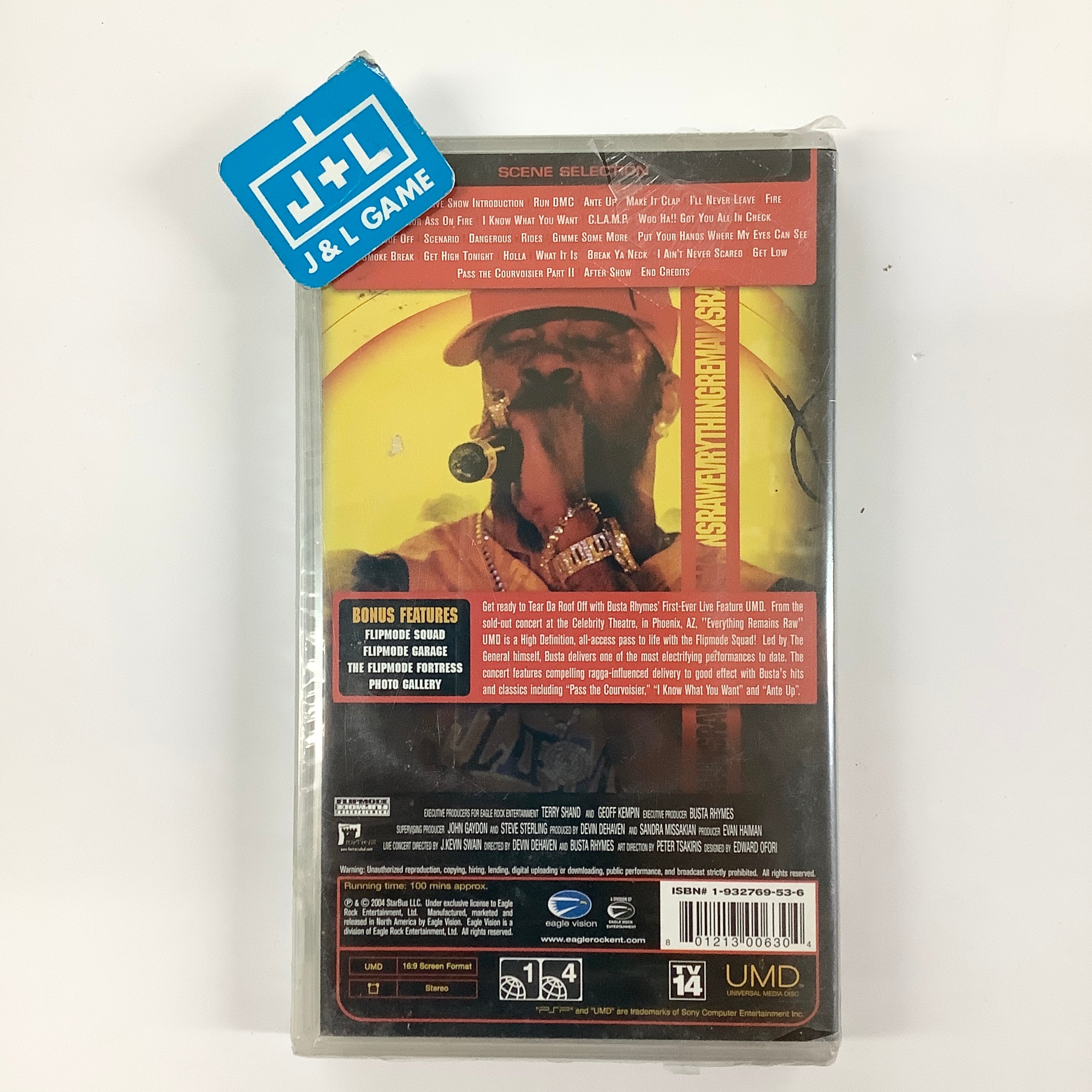 Busta Rhymes: Everything Remains Raw - PSP UMD Video Home Sony Pictures