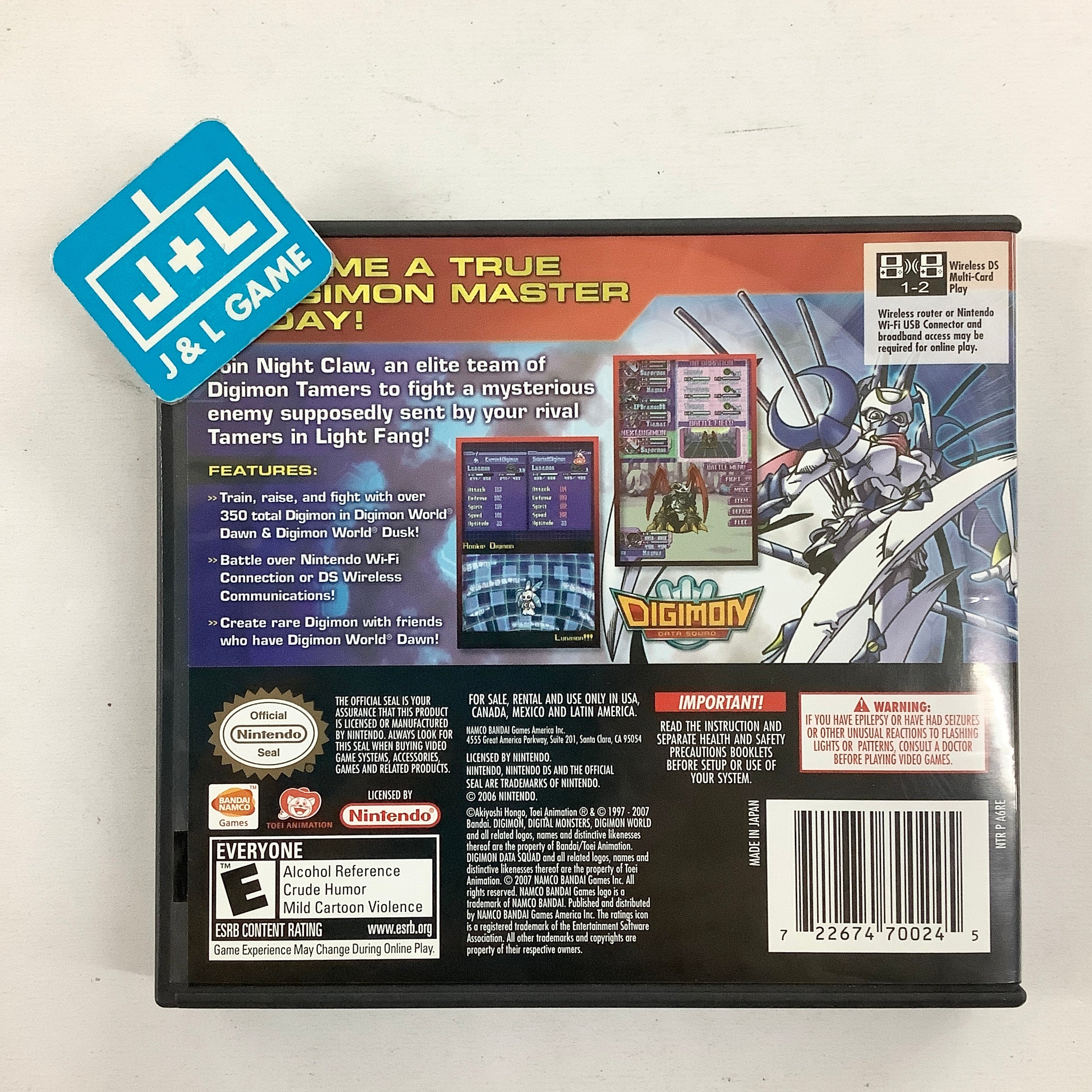Digimon World: Dusk - (NDS) Nintendo DS [Pre-Owned] Video Games Bandai Namco Games