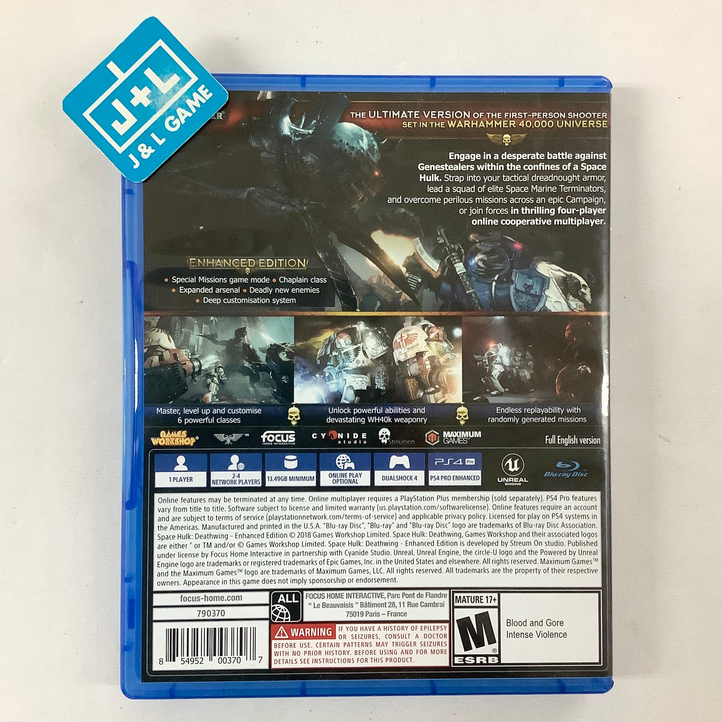 Space Hulk: Deathwing (Enhanced Edition) - (PS4) PlayStation 4 [Pre-Owned] Video Games Focus Home Interactive