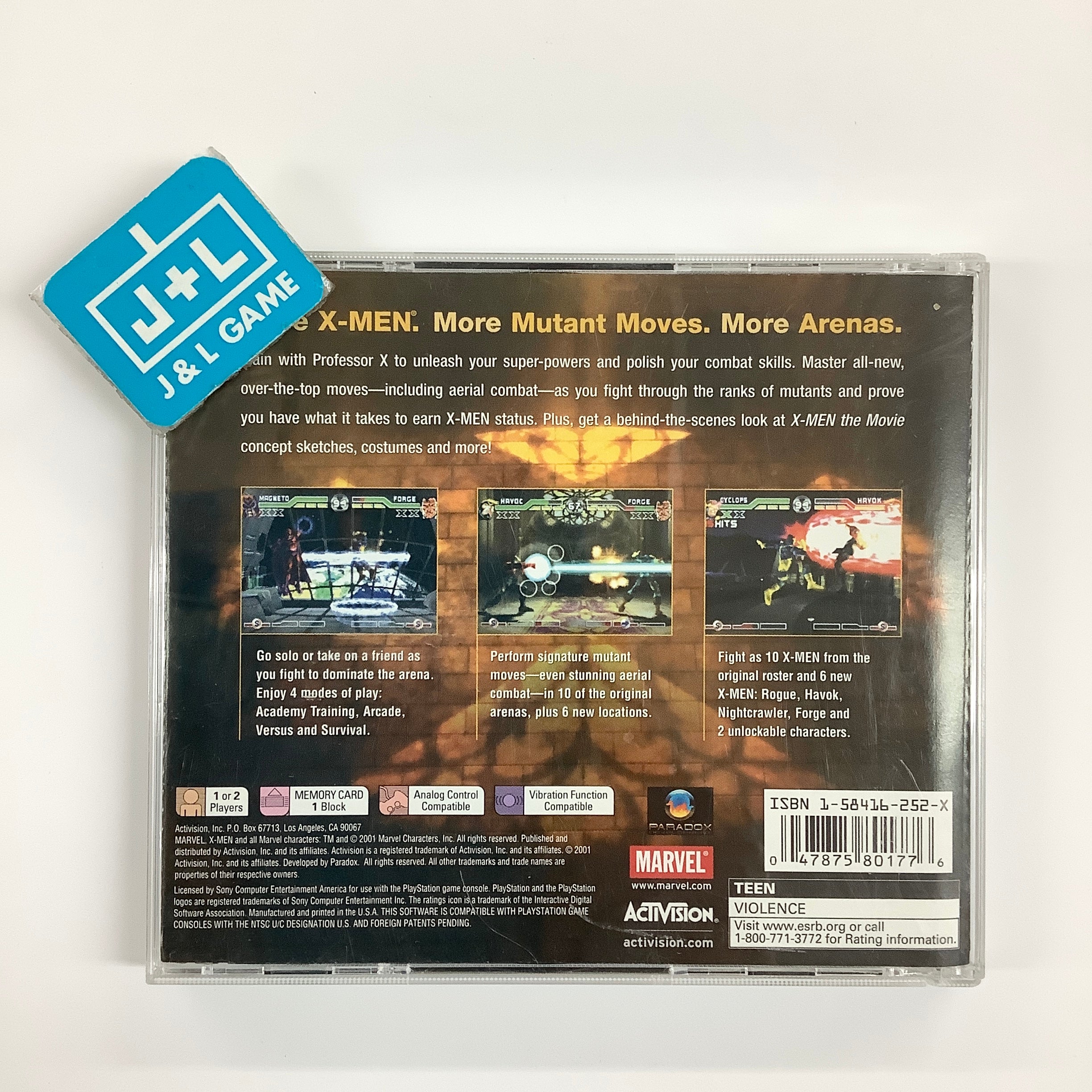 X-Men: Mutant Academy 2 - (PS1) PlayStation 1 [Pre-Owned] Video Games Activision