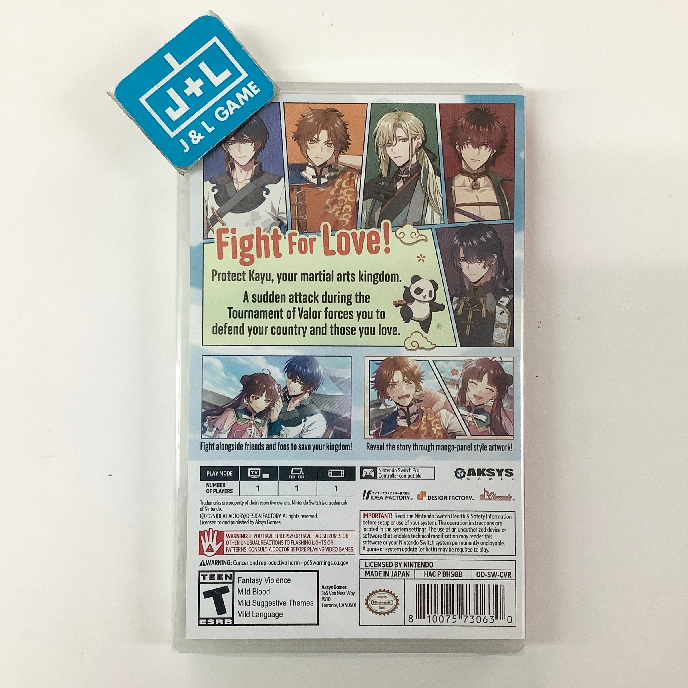 Otome Daoshi: Fighting for Love - (NSW) Nintendo Switch