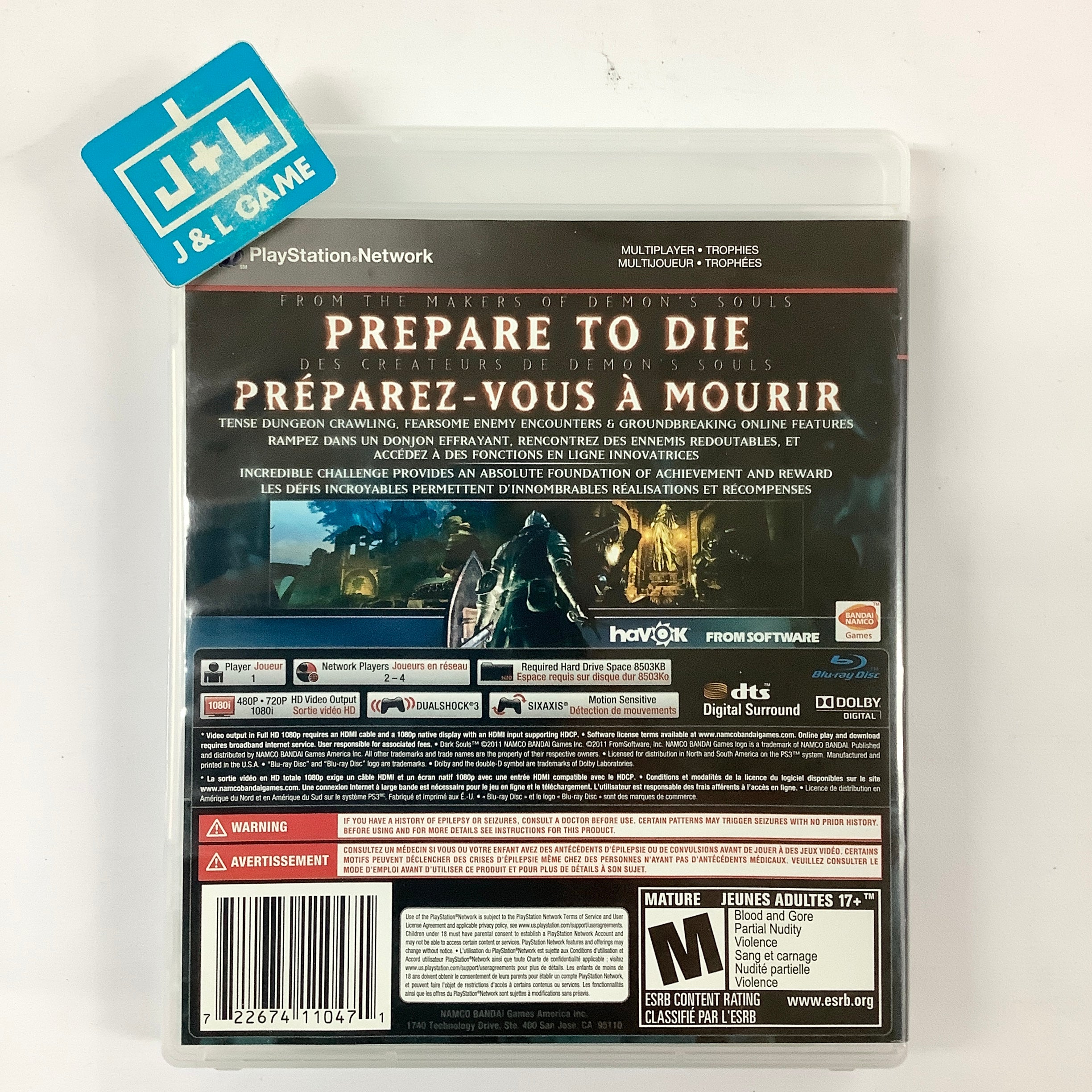 Dark Souls - (PS3) Playstation 3 [Pre-Owned] | J&L Game
