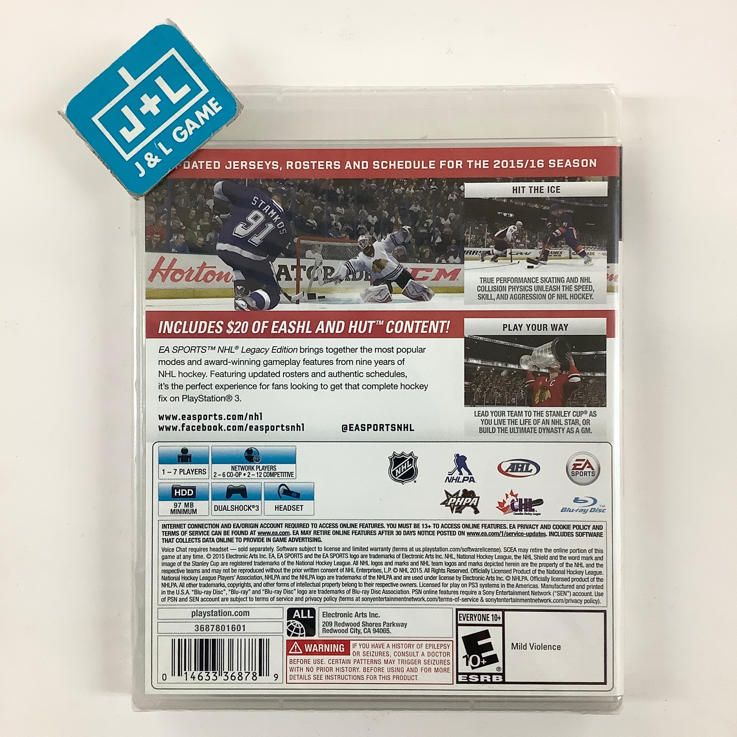 NHL Legacy Edition - (PS3) PlayStation 3 Video Games EA Sports