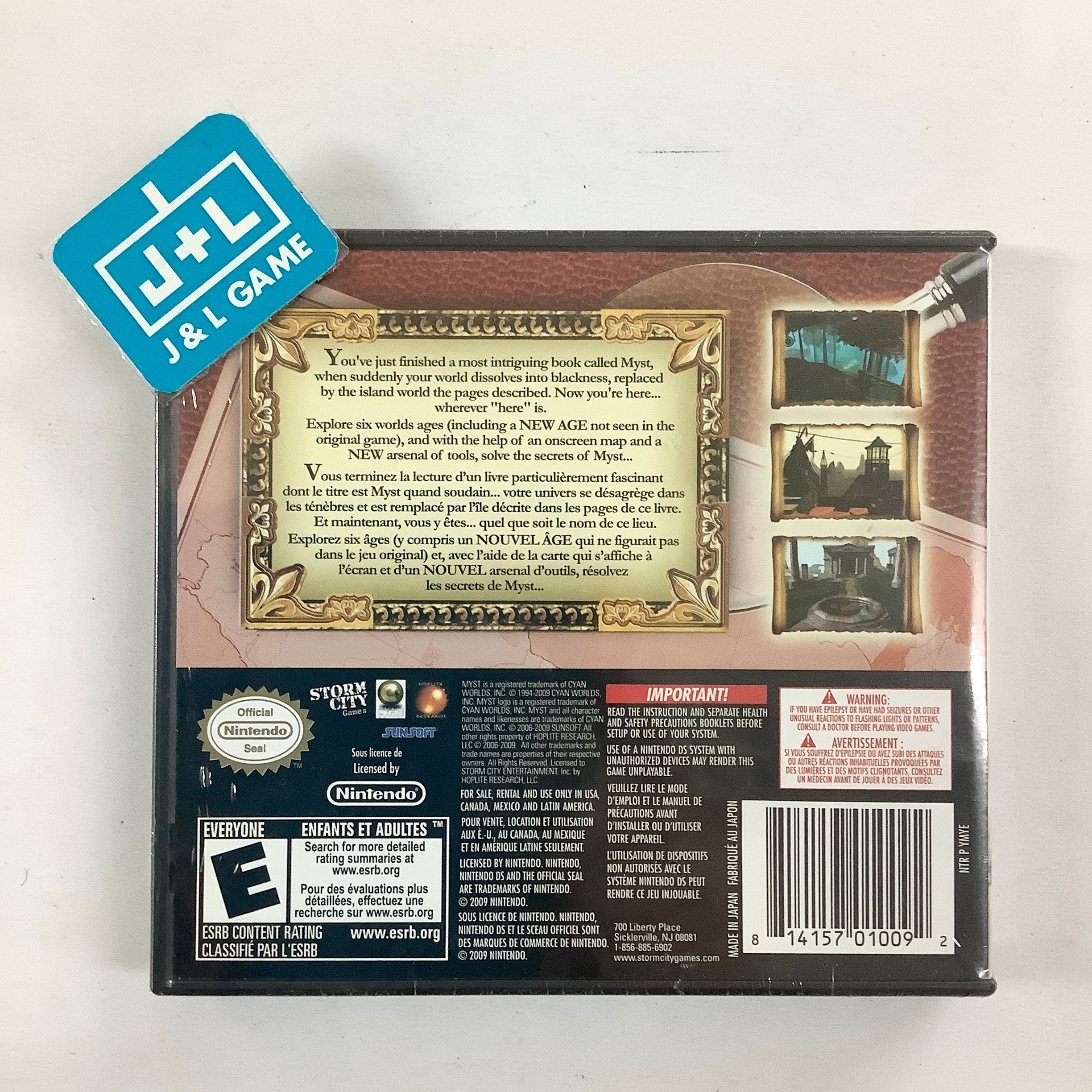 Myst - (NDS) Nintendo DS | J&L Game