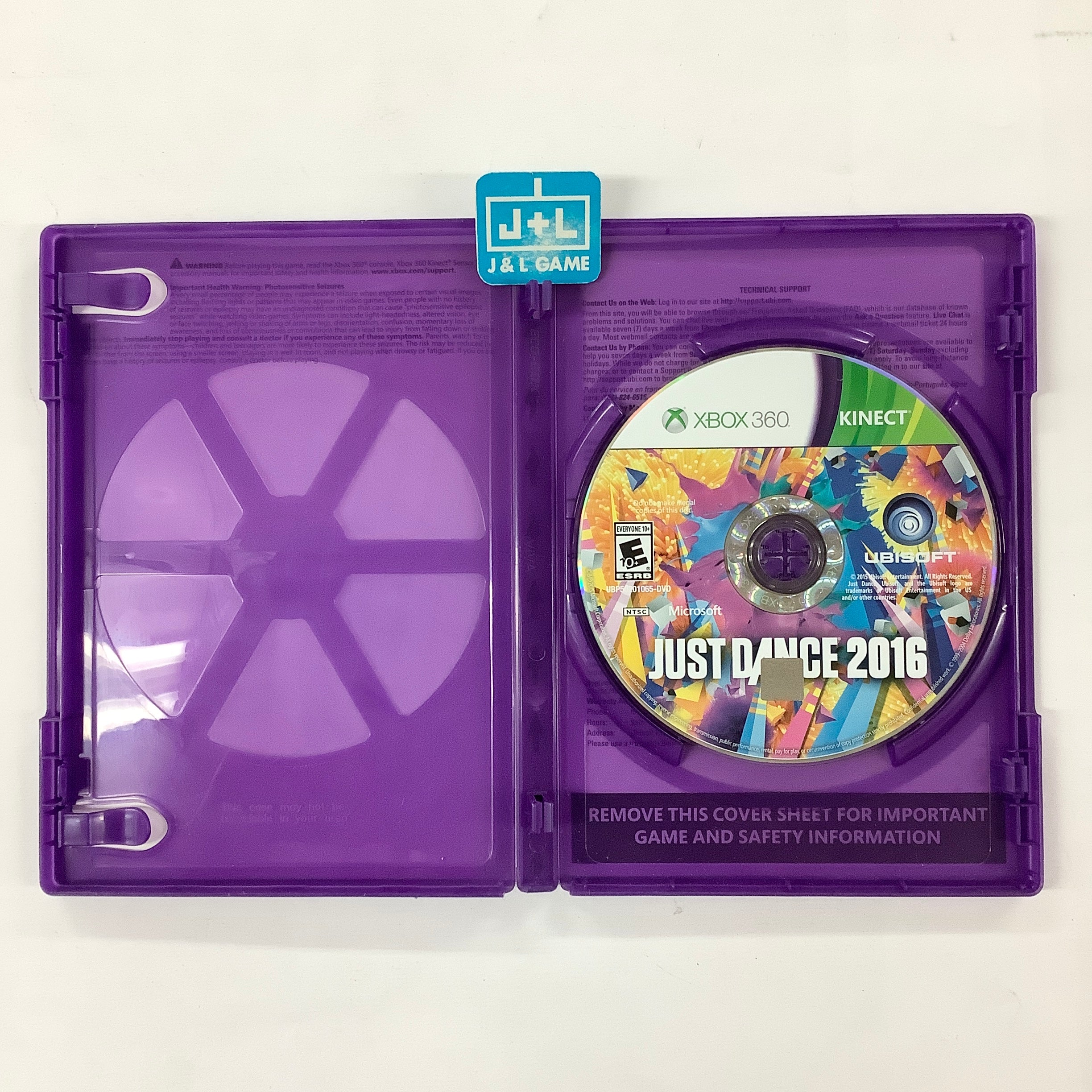 Just Dance 2016 (Kinect Required) - Xbox 360 [Pre-Owned] Video Games Ubisoft   