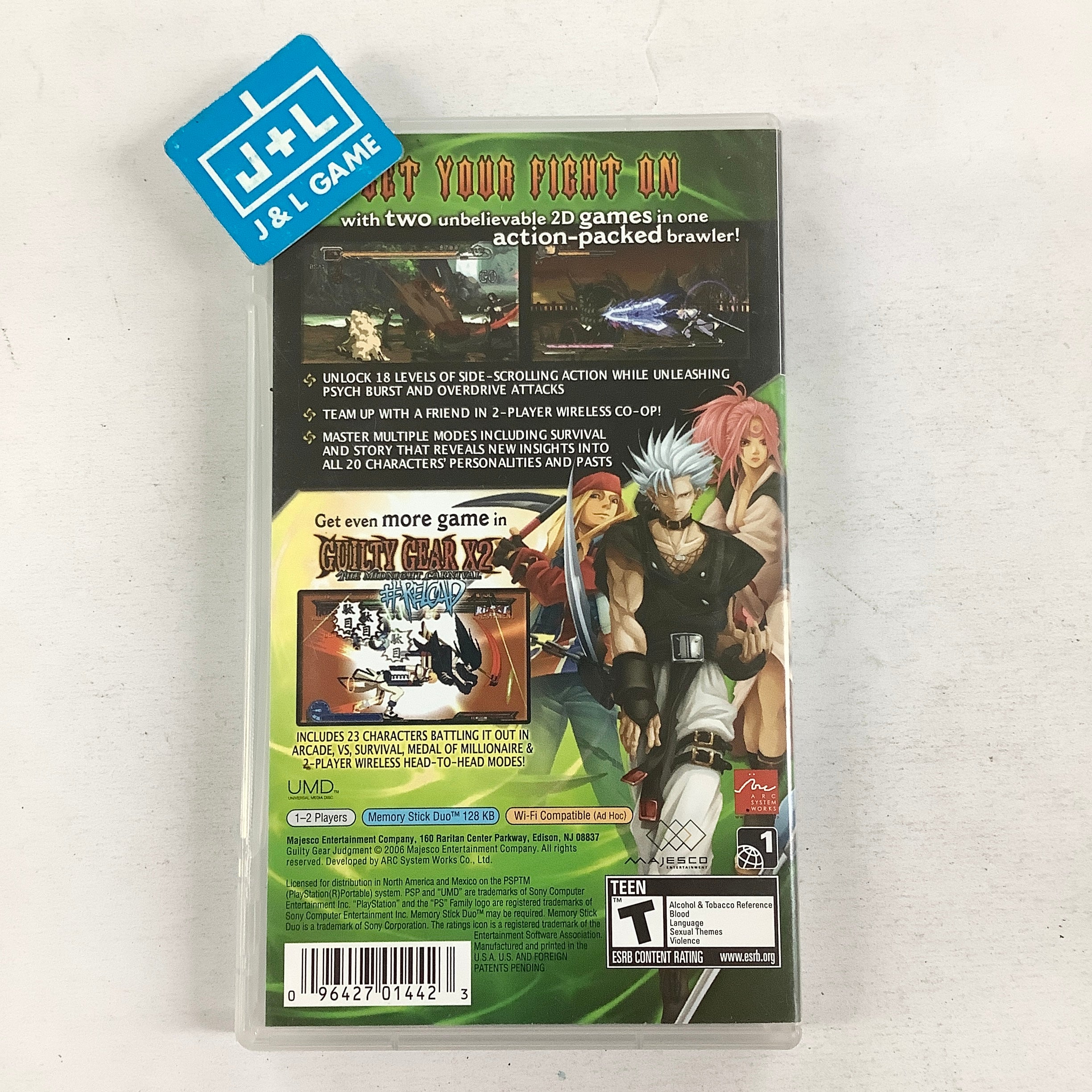 Guilty Gear Judgment - Sony PSP [Pre-Owned] Video Games Majesco