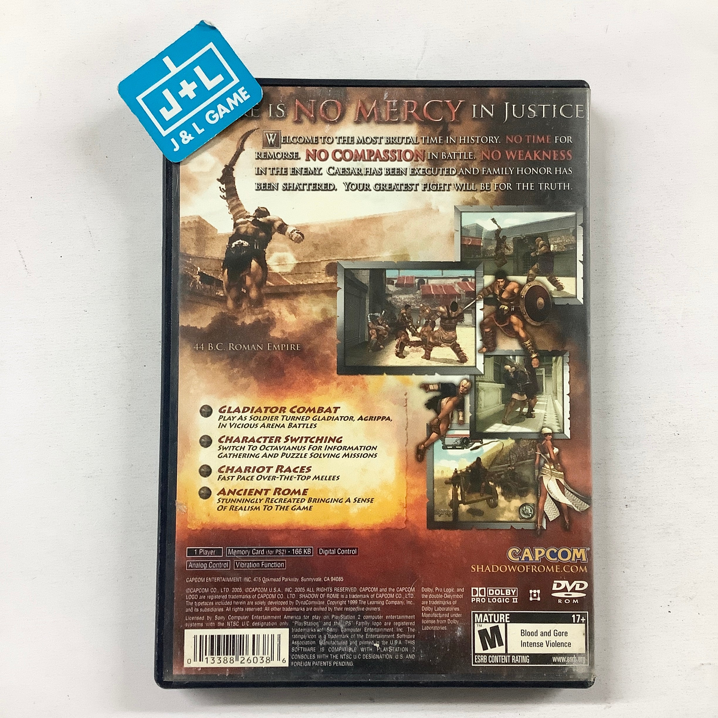 Shadow of Rome - (PS2) PlayStation 2 [Pre-Owned] Video Games Capcom