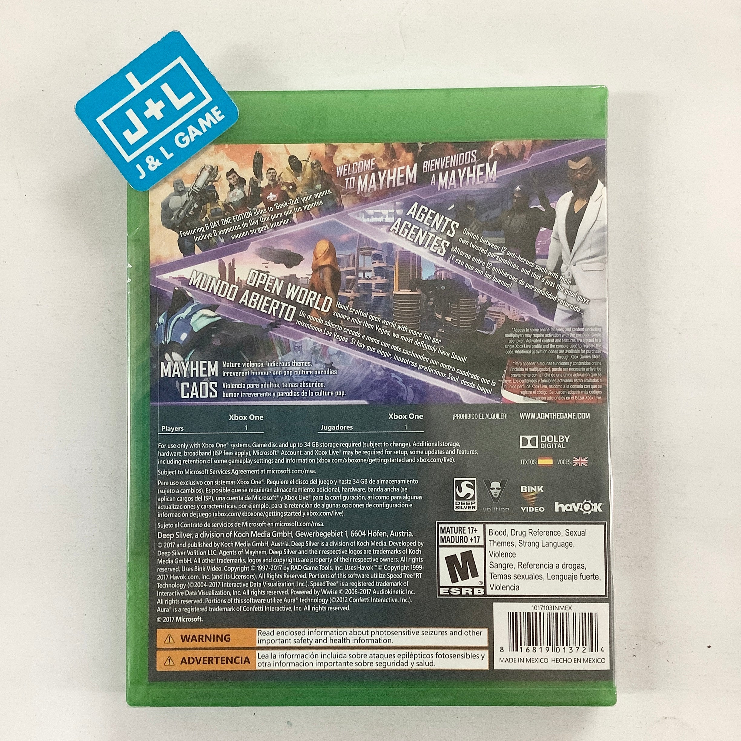 Agents of Mayhem (Day One Edition) - (XB1) Xbox One Video Games Deep Silver   