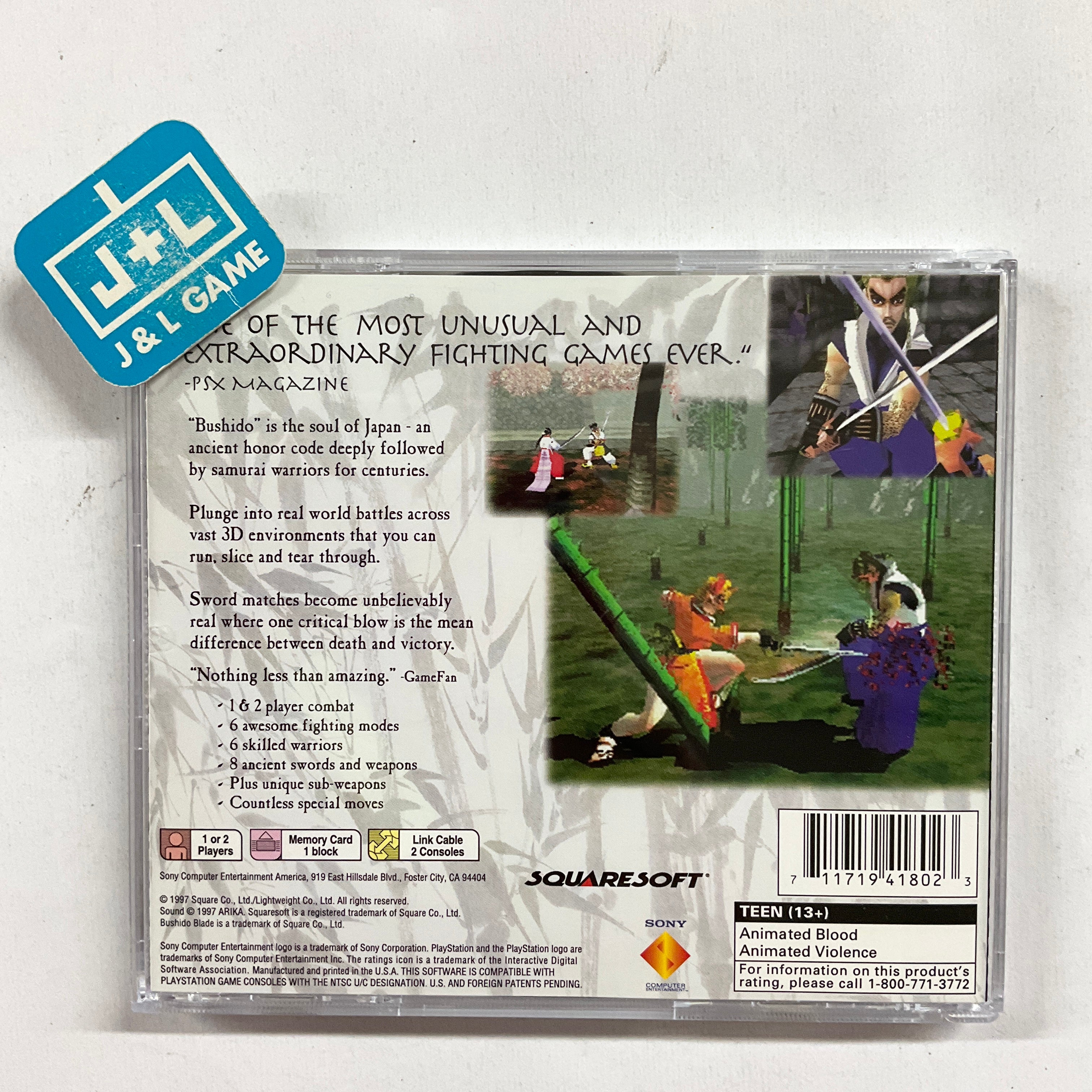 Bushido Blade - (PS1) PlayStation 1 [Pre-Owned] | J&L Game