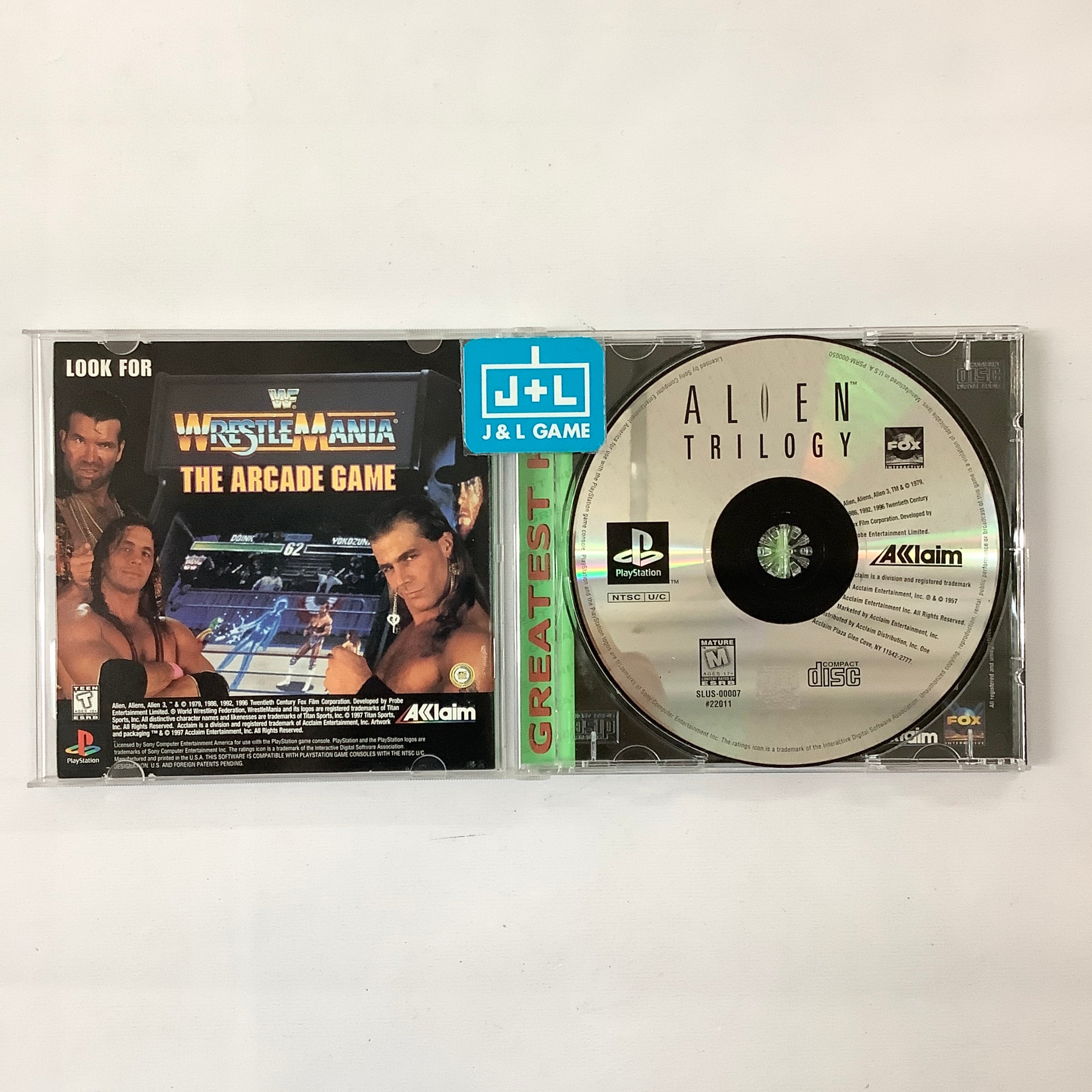 Alien Trilogy (Greatest Hits) - (PS1) PlayStation 1 [Pre-Owned] Video Games Acclaim   