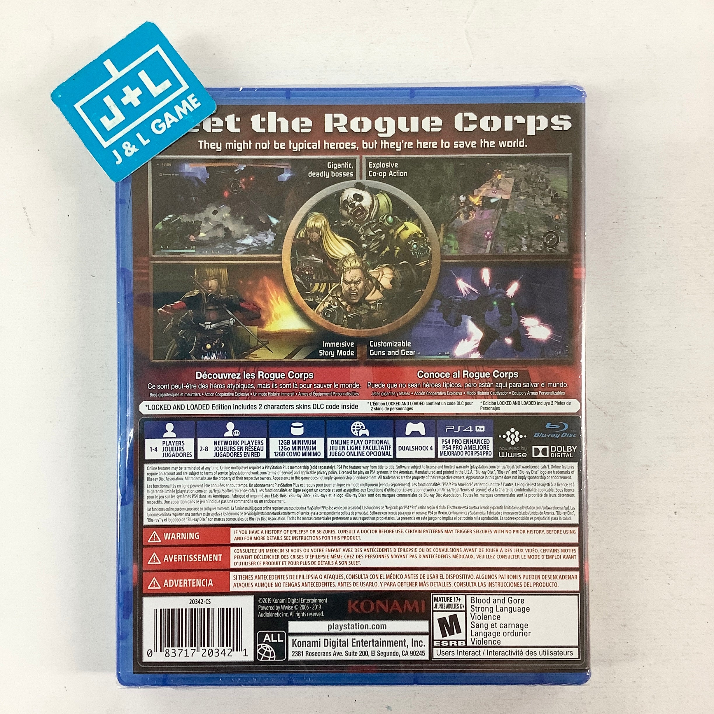 CONTRA Rogue Corps - (PS4) PlayStation 4 Video Games Konami