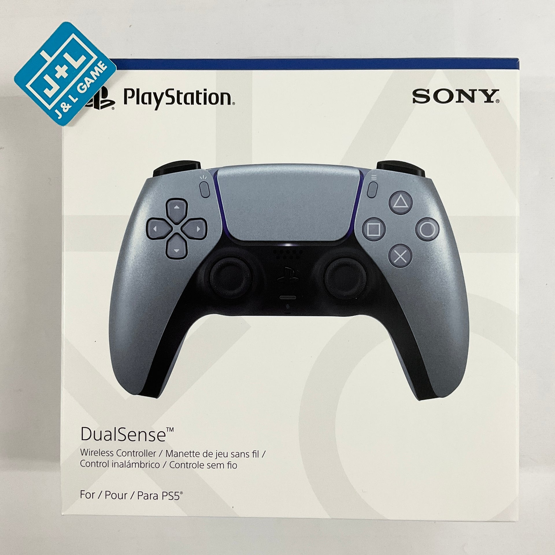 SONY PlayStation 5 DualSense Wireless Controller (Sterling Silver 